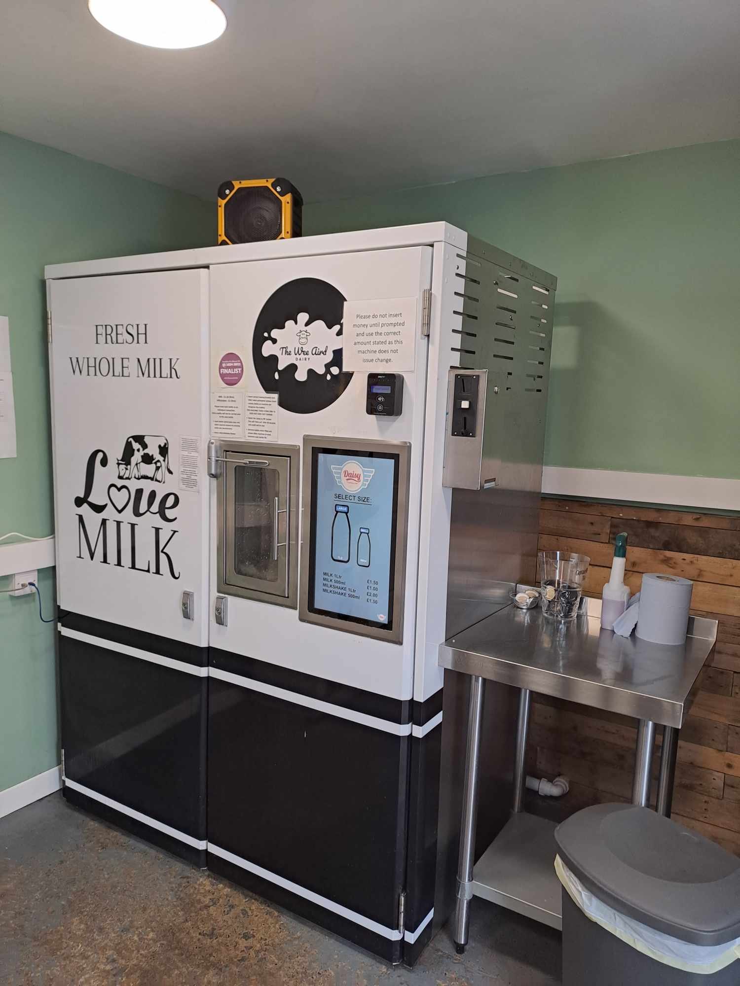 Cows Milk Refill Machine