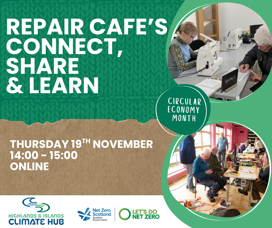 Repair Cafe's: Connect, Share & Learn