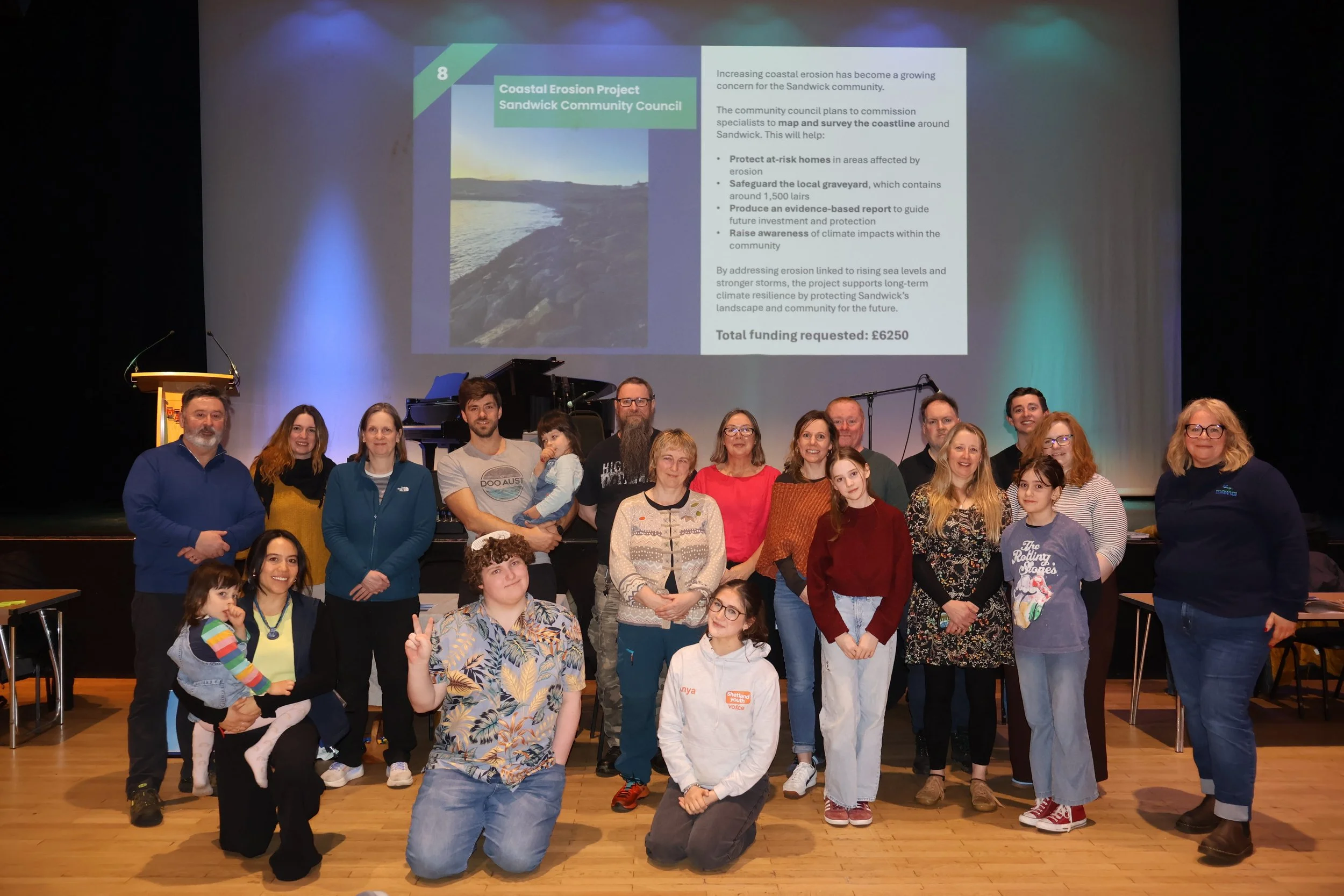 A group of Shetland residents hoping to secure funds from the Climate Action Ting project