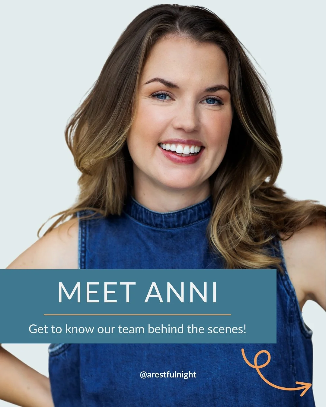Meet Anni Ramsay, Marketing and Content Lead at A Restful Night!

🎉 Just celebrated 1 year at A Restful Night
🎭 BFA in Acting &amp; working in TV &amp; Film since 2019
👯&zwj;♀️ Shares half of my (Meg&rsquo;s) brain
🐶 Sleep Trained her dog with A 