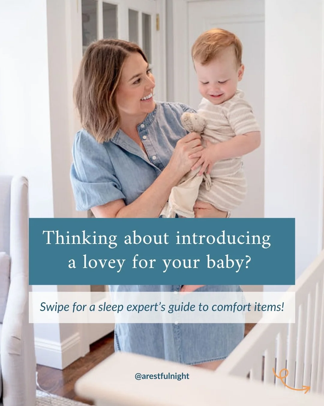 Spoiler alert: a lovey isn&rsquo;t the solve for disruptive sleep but it can create a positive association with the crib and sleep.

This post breaks down everything you need to know about introducing a lovey into your child&rsquo;s sleep routine! 

