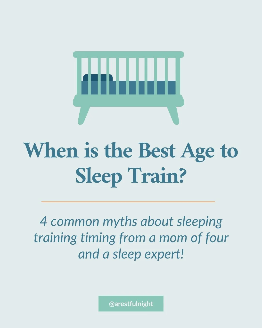 Is there really a &ldquo;perfect&rdquo; age to start sleep training?

As a mom of four and sleep consultant, I know how easy it is to feel like there&rsquo;s a &ldquo;right&rdquo; time to start, or to worry that you&rsquo;ve somehow missed your windo