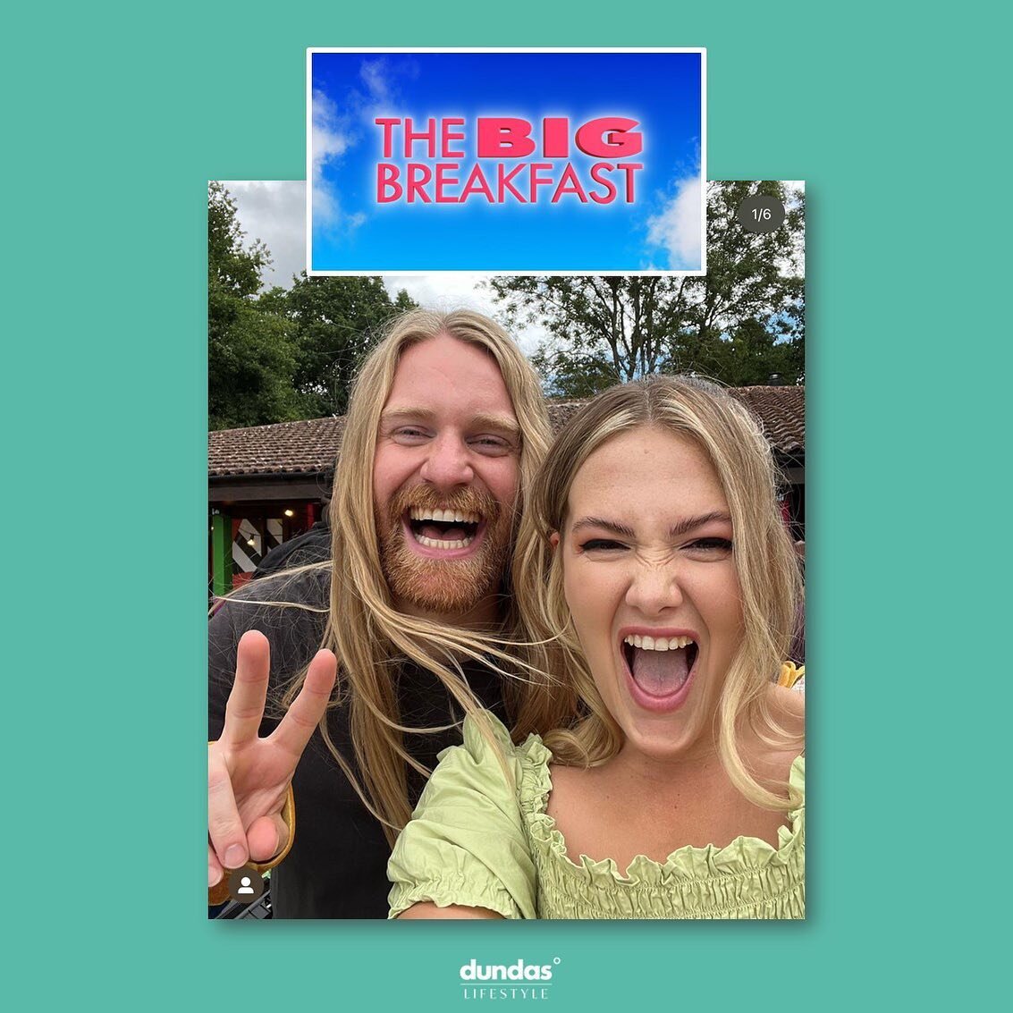 Did you catch @poppy_cooks on The Big Breakfast this Saturday? Here she is with spaceman @samhairwolfryder 🍳