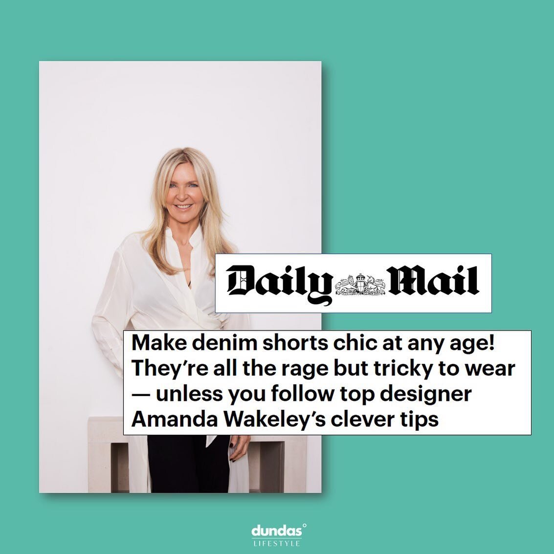 &ldquo;For me, there is something incredibly freeing about wearing denim cut-offs&hellip;&rdquo; - in today&rsquo;s Daily Mail, @amandawakeley tells you how to make denim shorts chic at any age👖
