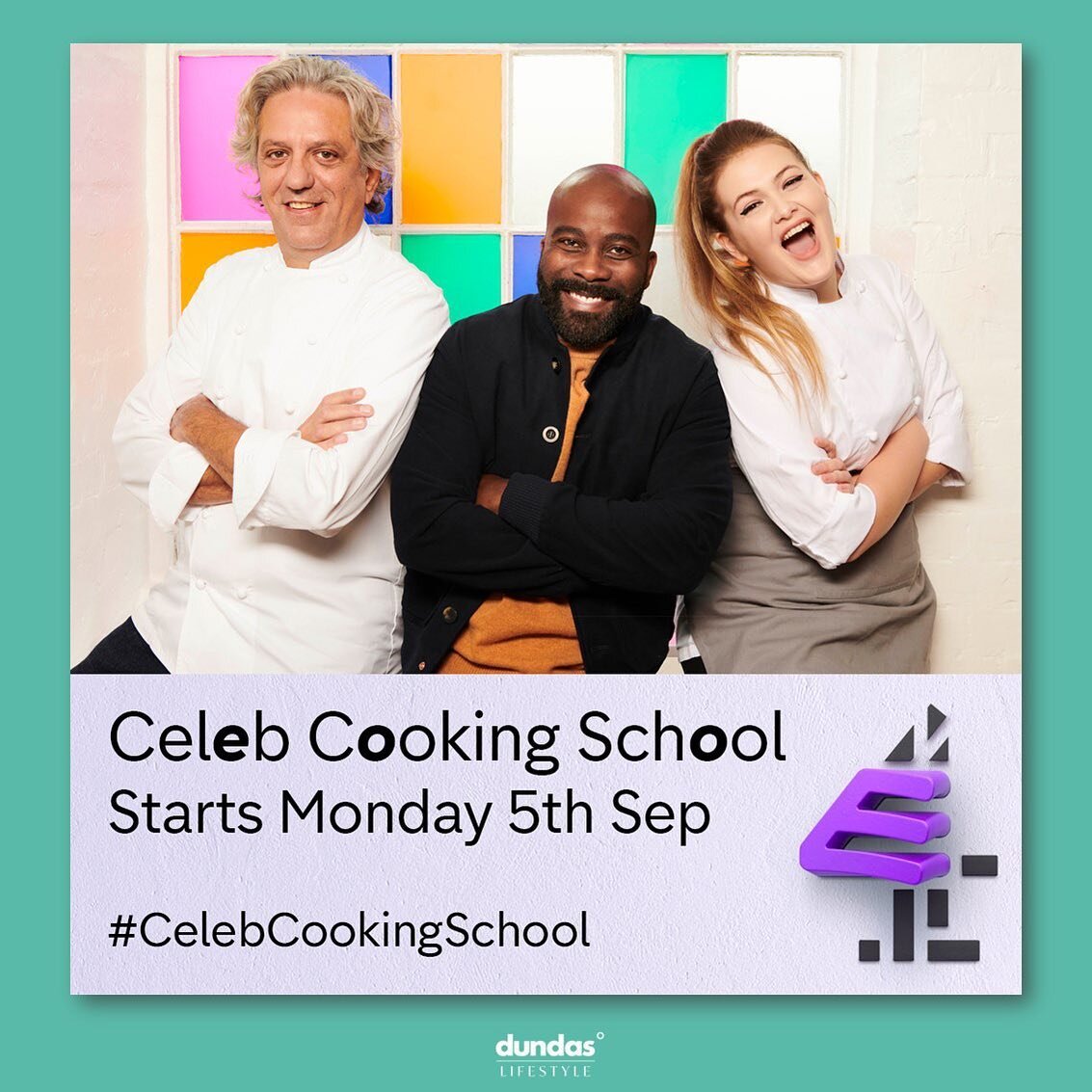 Celeb Cooking School starts on Monday @ 10pm on E4! @poppy_cooks will be judging the Celebrity chefs and putting them through their paces 👩&zwj;🍳 #celebcookingschool @e4grams
