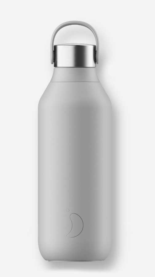 Chilly's 500ml Series 2 Stainless Steel Water Bottle - Granite