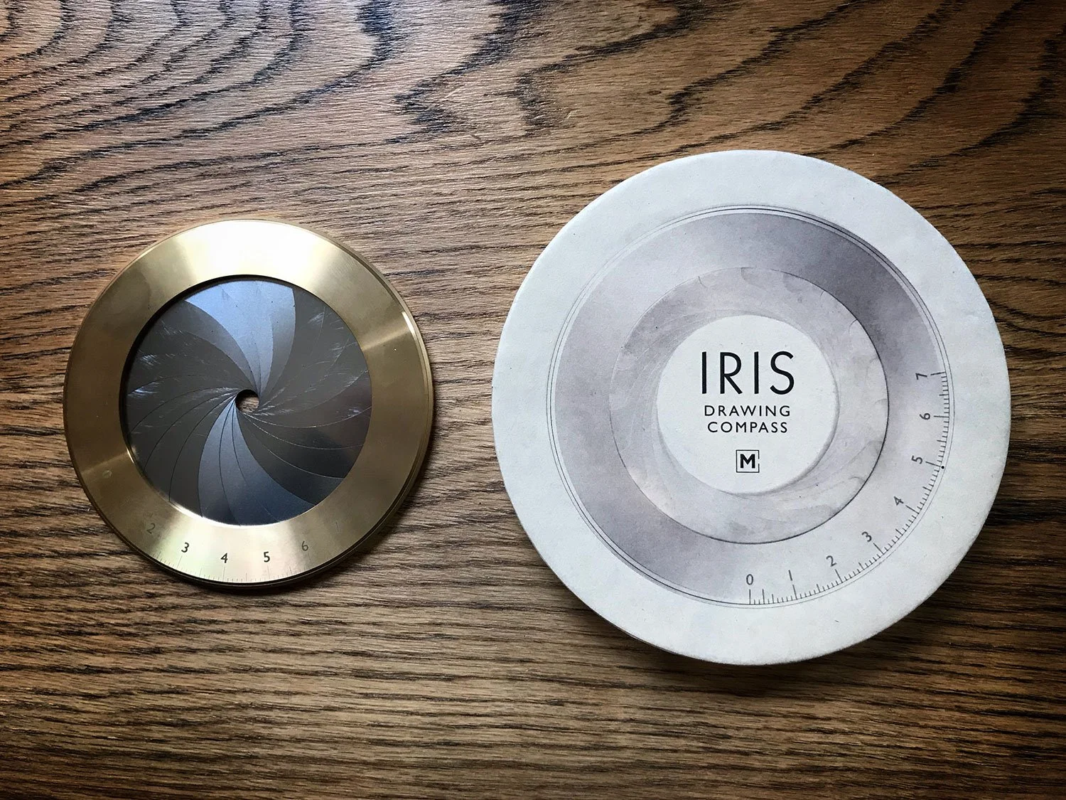 Iris compass drawing tool