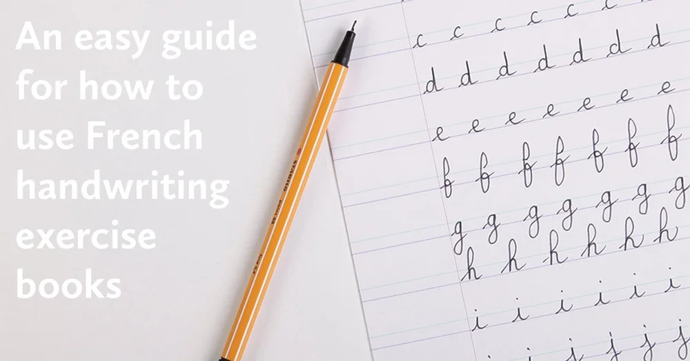 Q&A: How Do I Use A French Handwriting Exercise Book?