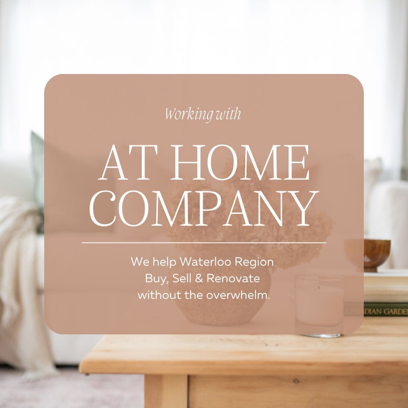 Working with At Home Co. 

You can swipe though all we offer, but at the end of the day, our goal is to take care of you and your home. 

We are where real estate meets design. 

Our team goes beyond just the sale by helping with cleaning, organizati