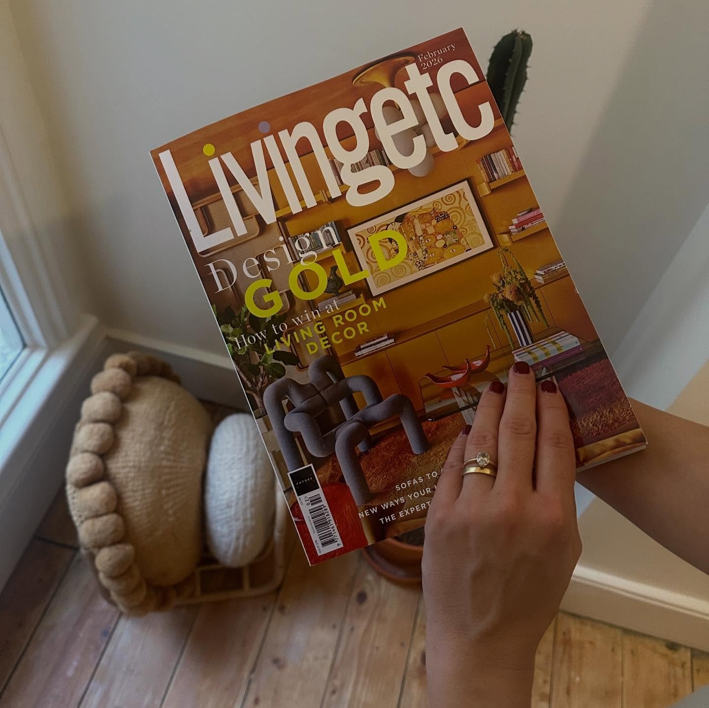 Starting the new year on a high ✨ Our Valle Pom Pom cushion featured in the Livingetc magazine 🤍 So happy to see it chosen to brighten up a living room, bringing texture, warmth, and a little personality to any space.

@andesdesign