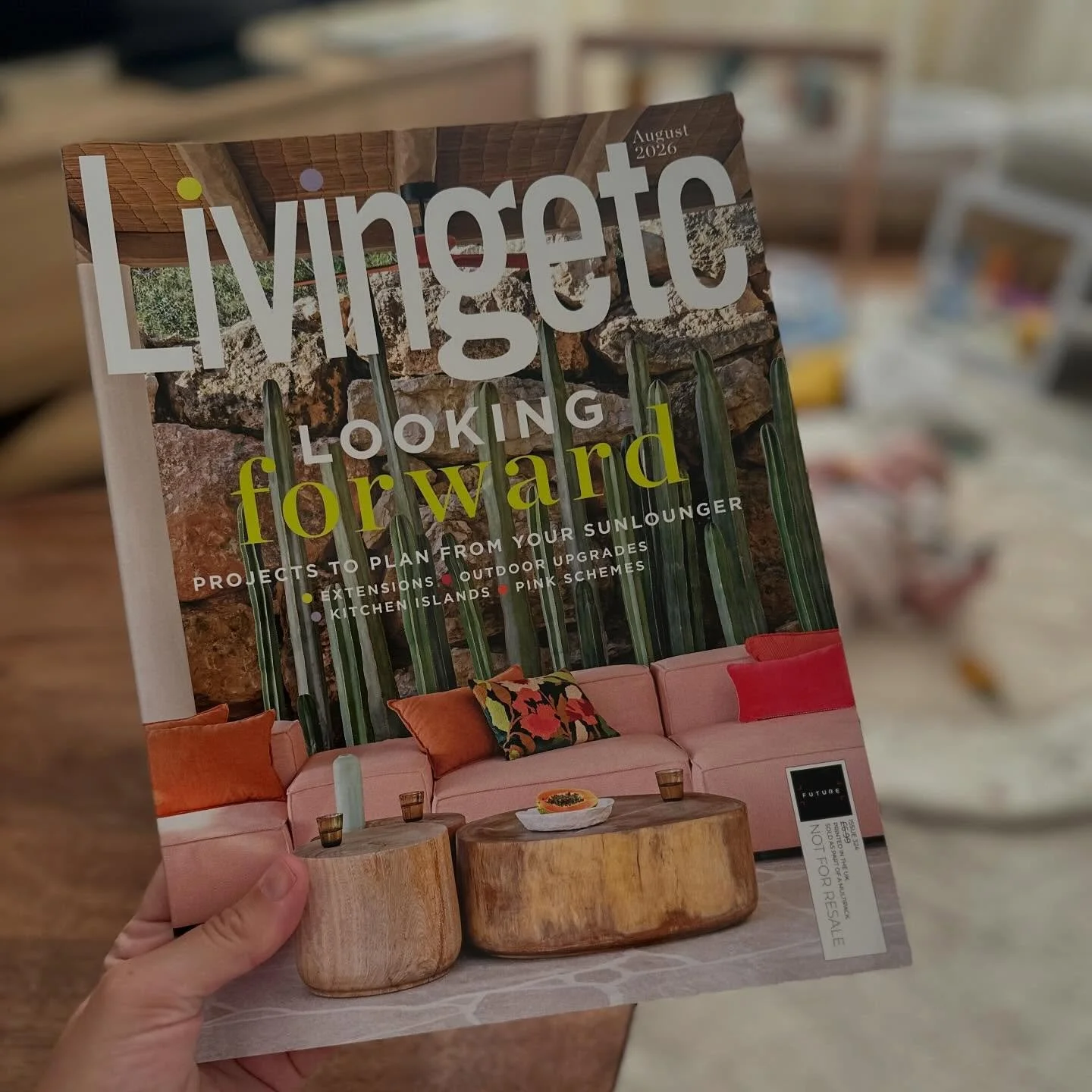 Delighted to be in @livingetc magazine once again! 🍂 Our Puna cushion appears in the Colour Crush section, curated by @amy_moorea.

Peach is &ldquo;profoundly calming, naturally warm and adds real depth to a space&rdquo; - and we couldn&rsquo;t agre