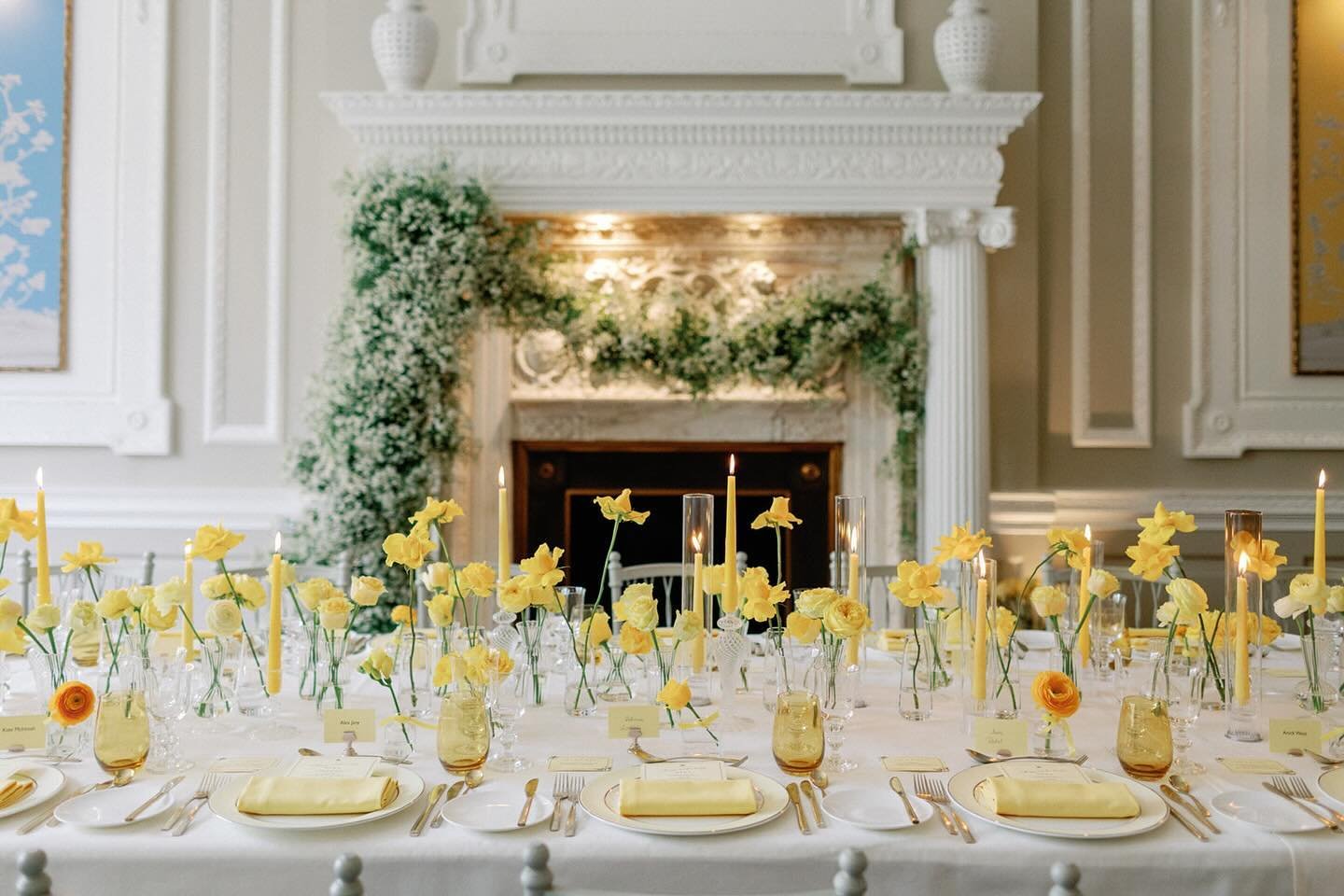 🌼 Brabourne Room 🌼

Our new favourite colour! 

Thank you to all our industry partners who collaborated with us at our Spring Awakening luncheon, you talented bunch you 💛

Venue, event management &amp; catering | @sixparkplace 
Furniture &amp; lin