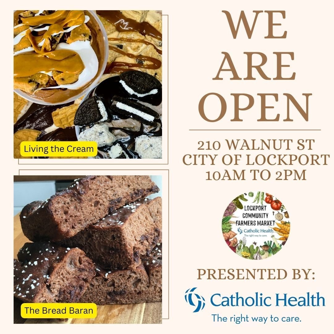 The @lockportcommunitymarket is OPEN TODAY!!

This is the time of the season you will find fresh produce and flower and seedling plants returning to the market!

We are also showing the submissions from our poster contest we sent to the Lockport Scho