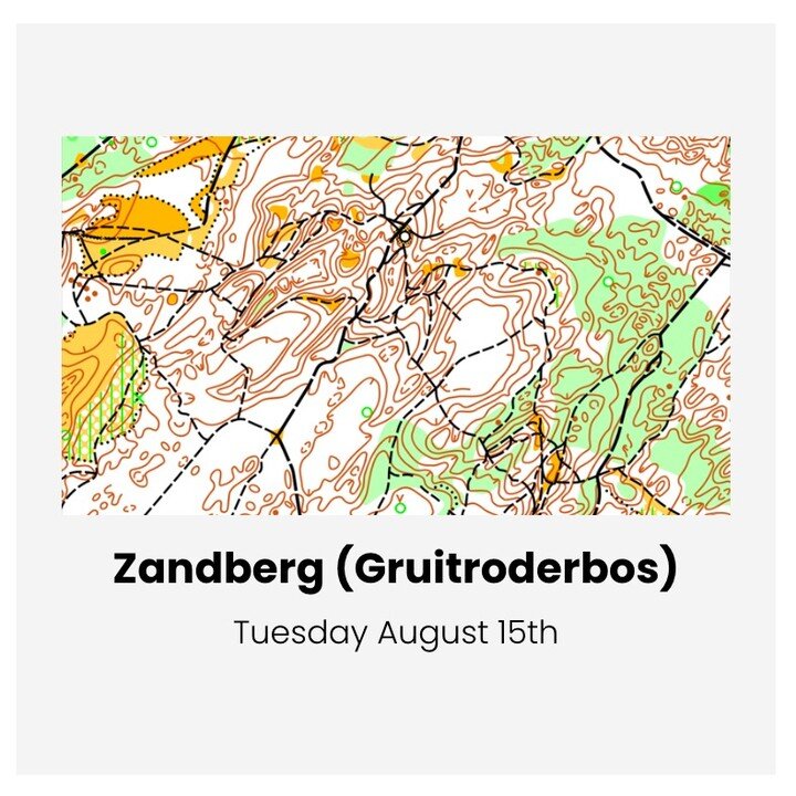 🧭 We end our 4 days on 'Zandberg' (part of Gruitroderbos) on the 15th of August. Are you ready? #4daysoflimburg #olomega #orienteering #orienteeringsport