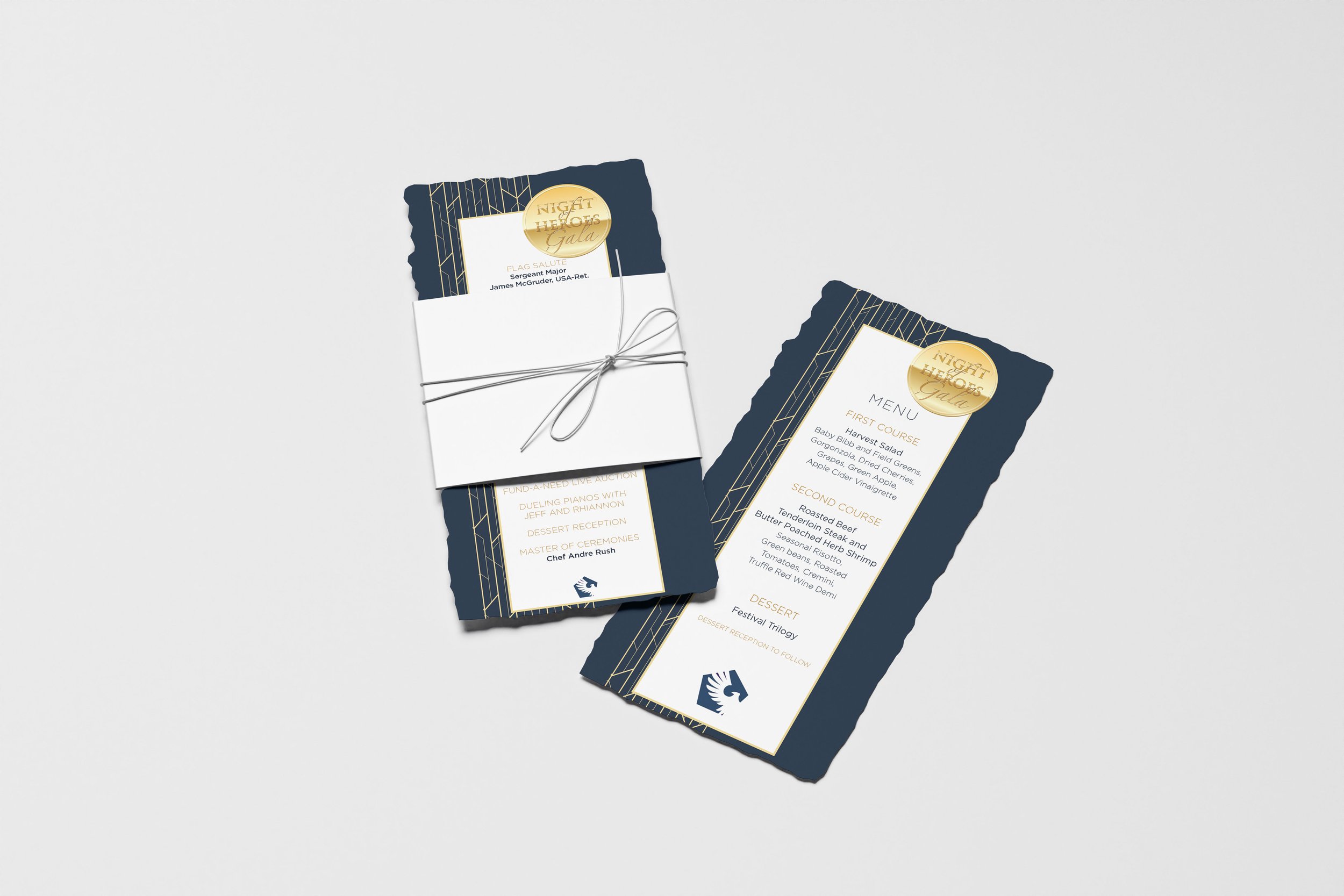 gala program and menu