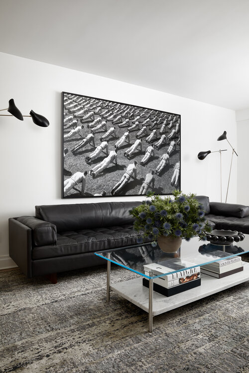 Gramercy Park Justin Charette Design Gramercy Park Justin Charette Design, Gramercy Park Leather Sofa