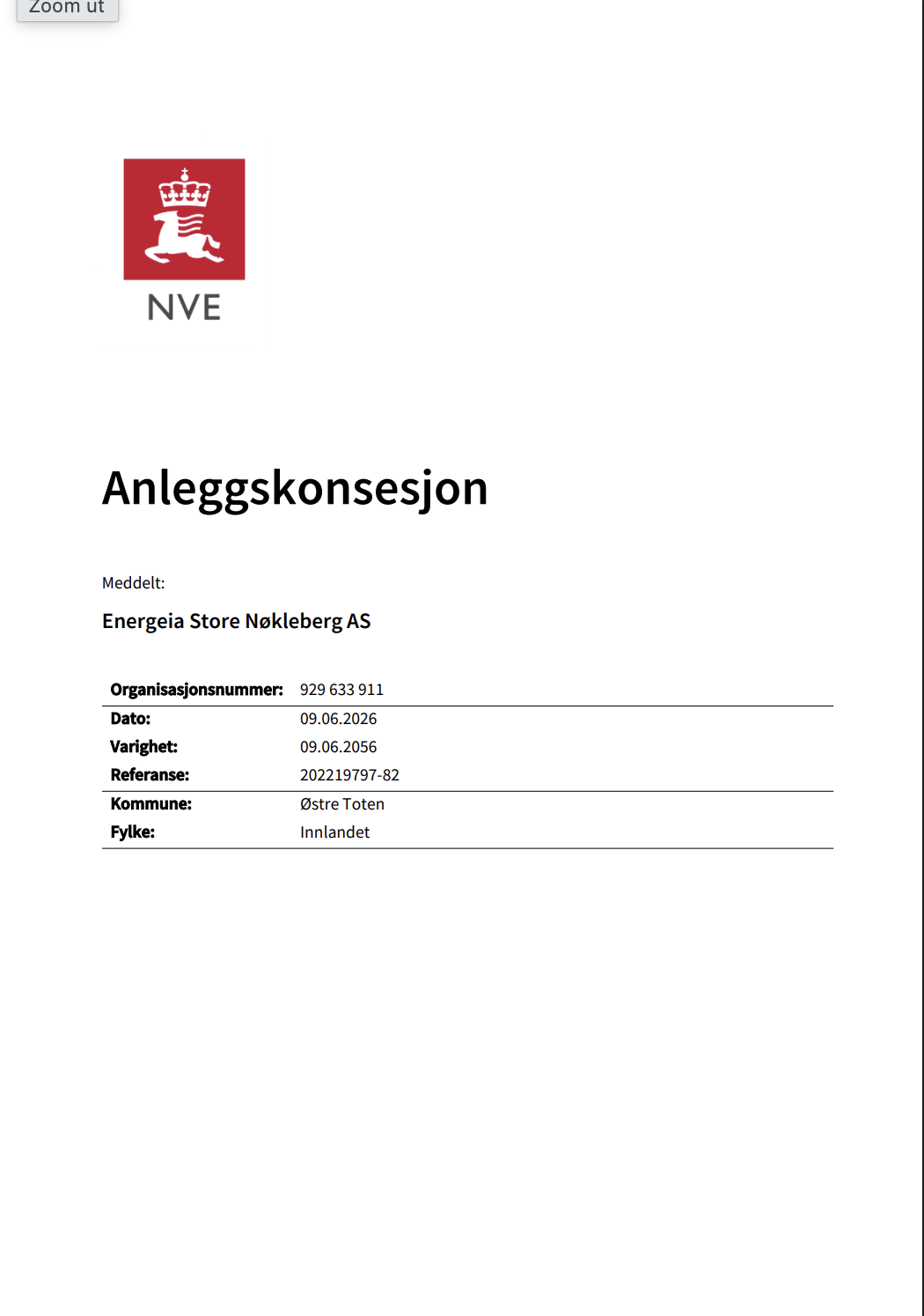 Store Nøkleberg agrivoltaiske solkraftverk