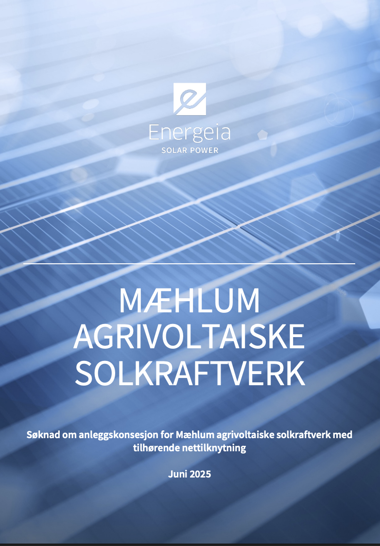 Mæhlum agrivoltaiske solkraftverk