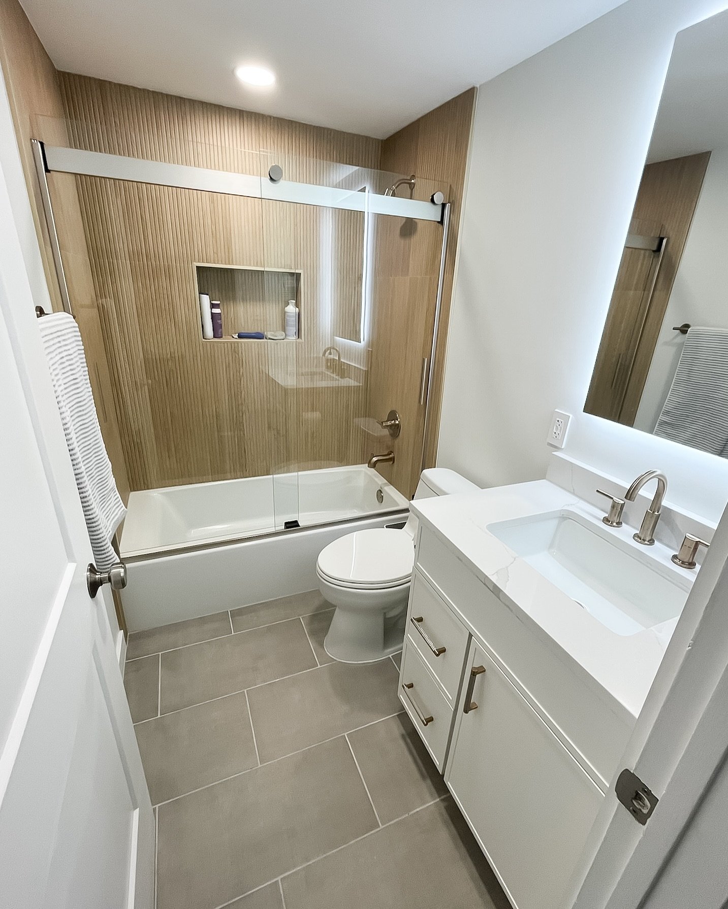 From Drab to Fab!
Not every remodel begins with a broken or outdated space—sometimes, it’s about transforming something functional into something exceptional. This bathroom and kitchen weren’t falling apart, but with thoughtful desi