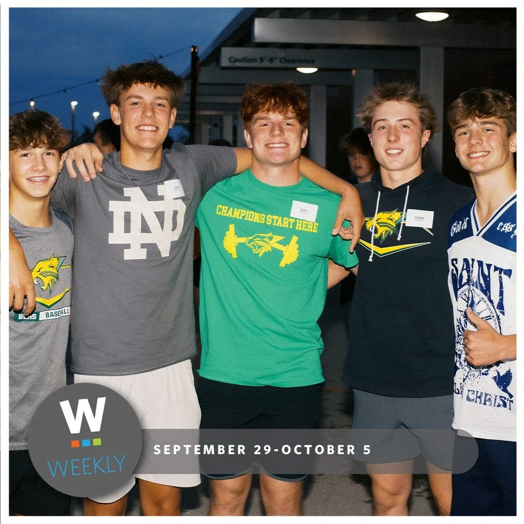 Check out this week's shortlist of upcoming events on our Westside Weekly!

Be the first to know about events at Westside by joining our location-based FB groups and signing up for our weekly eNews (find the signup at the bottom of westsidefamily.chu