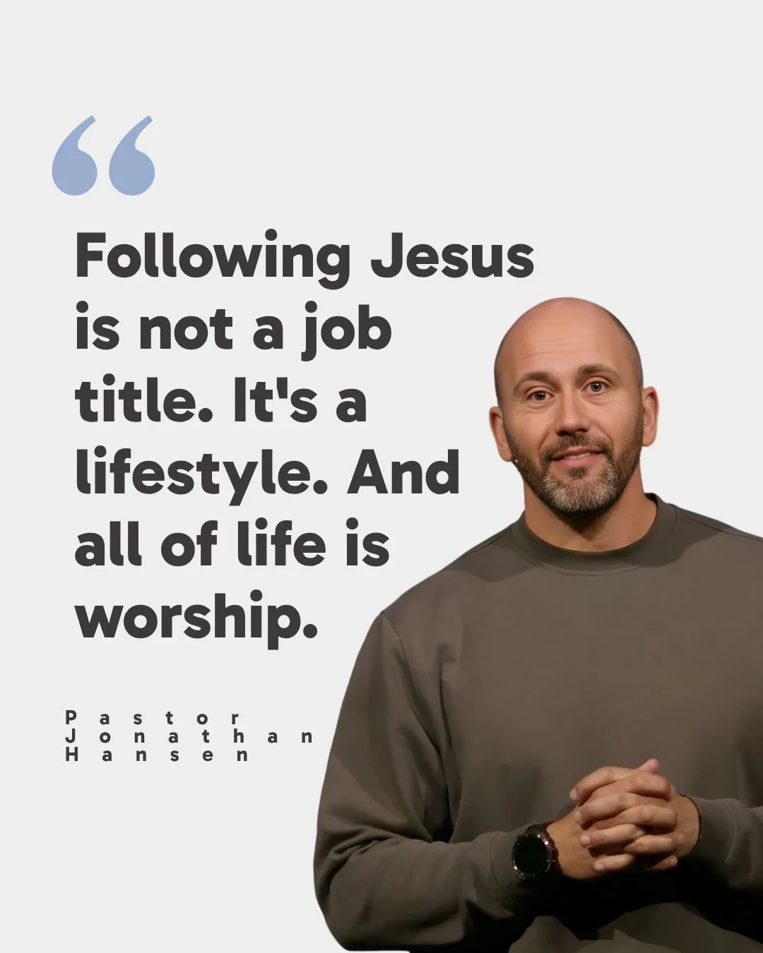 Worship isn&rsquo;t just what you sing &mdash; it&rsquo;s how you live. 💥