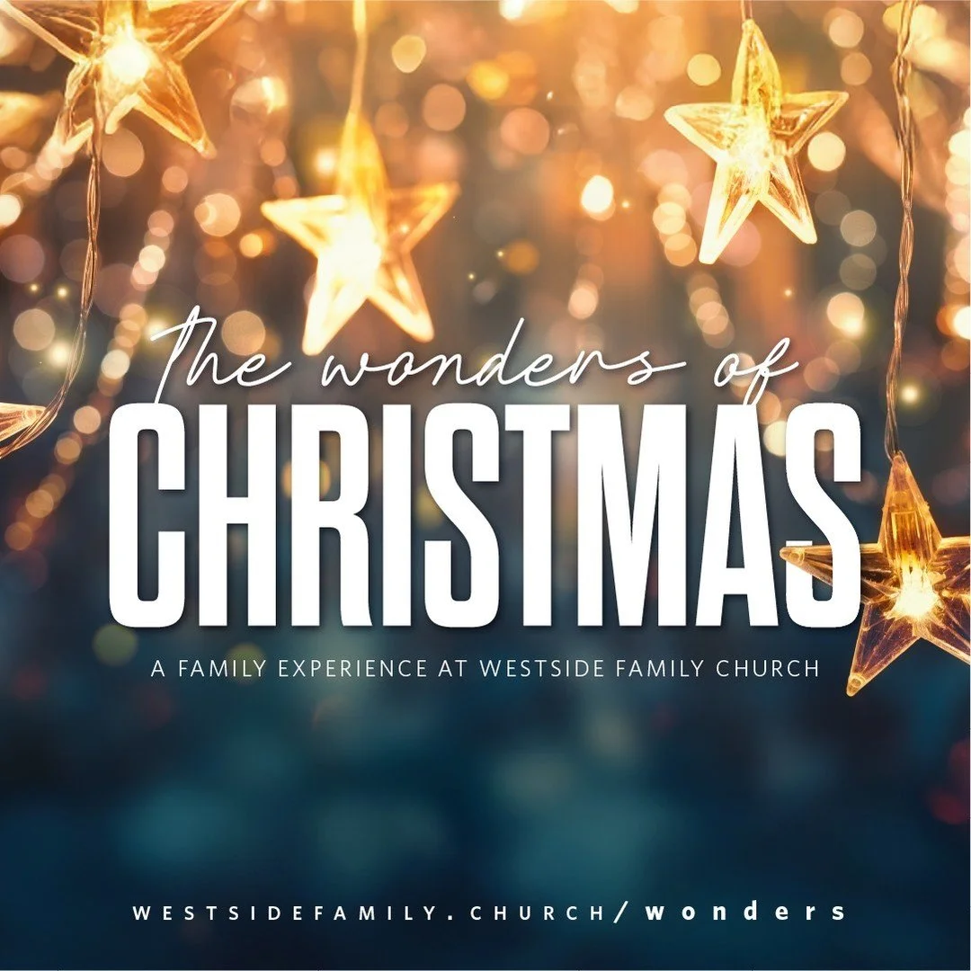 ✨It&rsquo;s almost here!✨
 The Wonders of Christmas | Sunday Dec 14 | 5&ndash;7 PM
 Invite your friends and neighbors to experience the wonder together. 
westsidefamily.church/wonders or find all the details in the link in Bio. 🌟