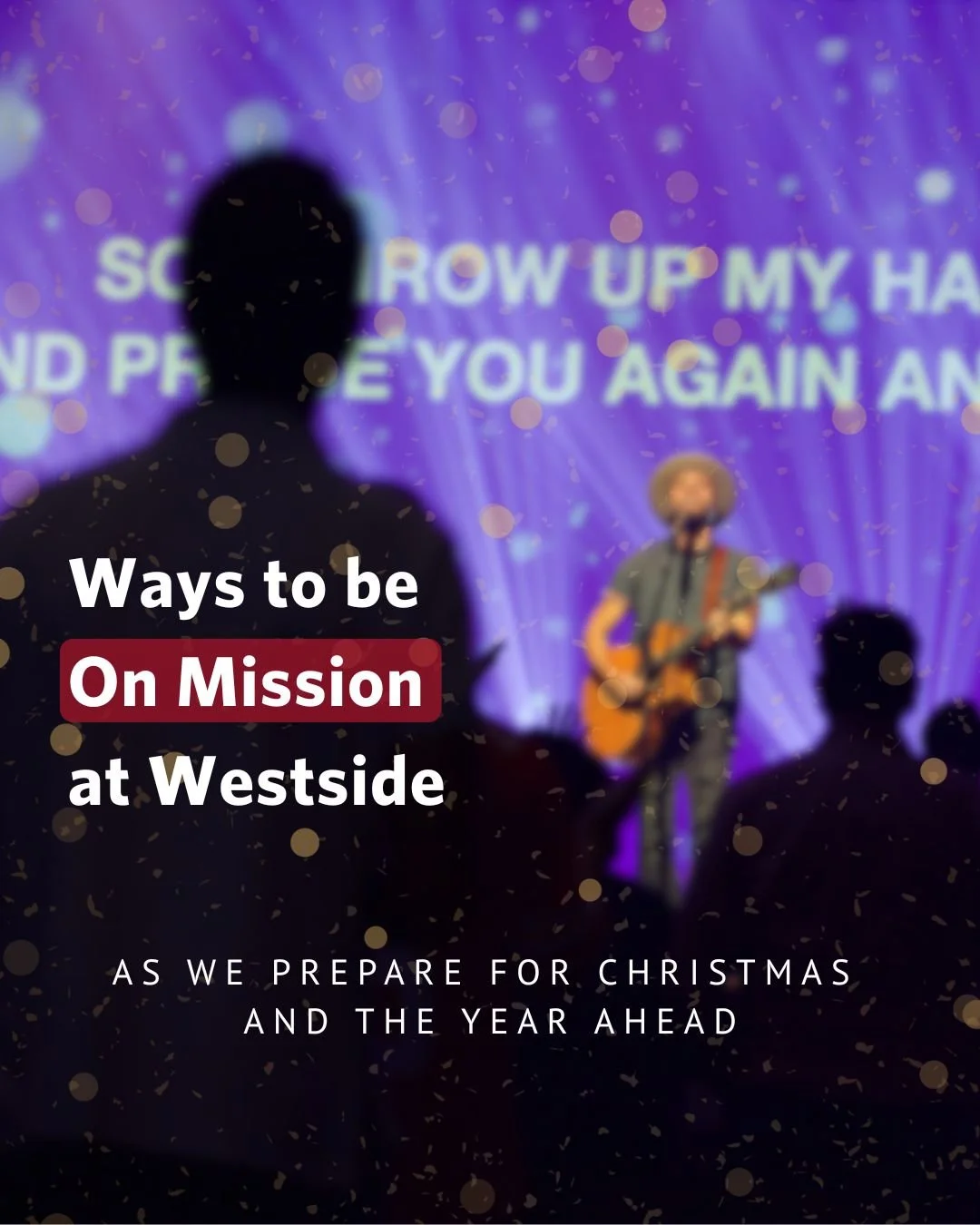 This season, we're inviting you to step into what God is doing at Westside Family Church. Here are five ways to live on mission with us during Christmas and as we close out 2025. Learn more on our website and app.✝️ ❤️ 

#WestsideFamilyChurch #OnMiss