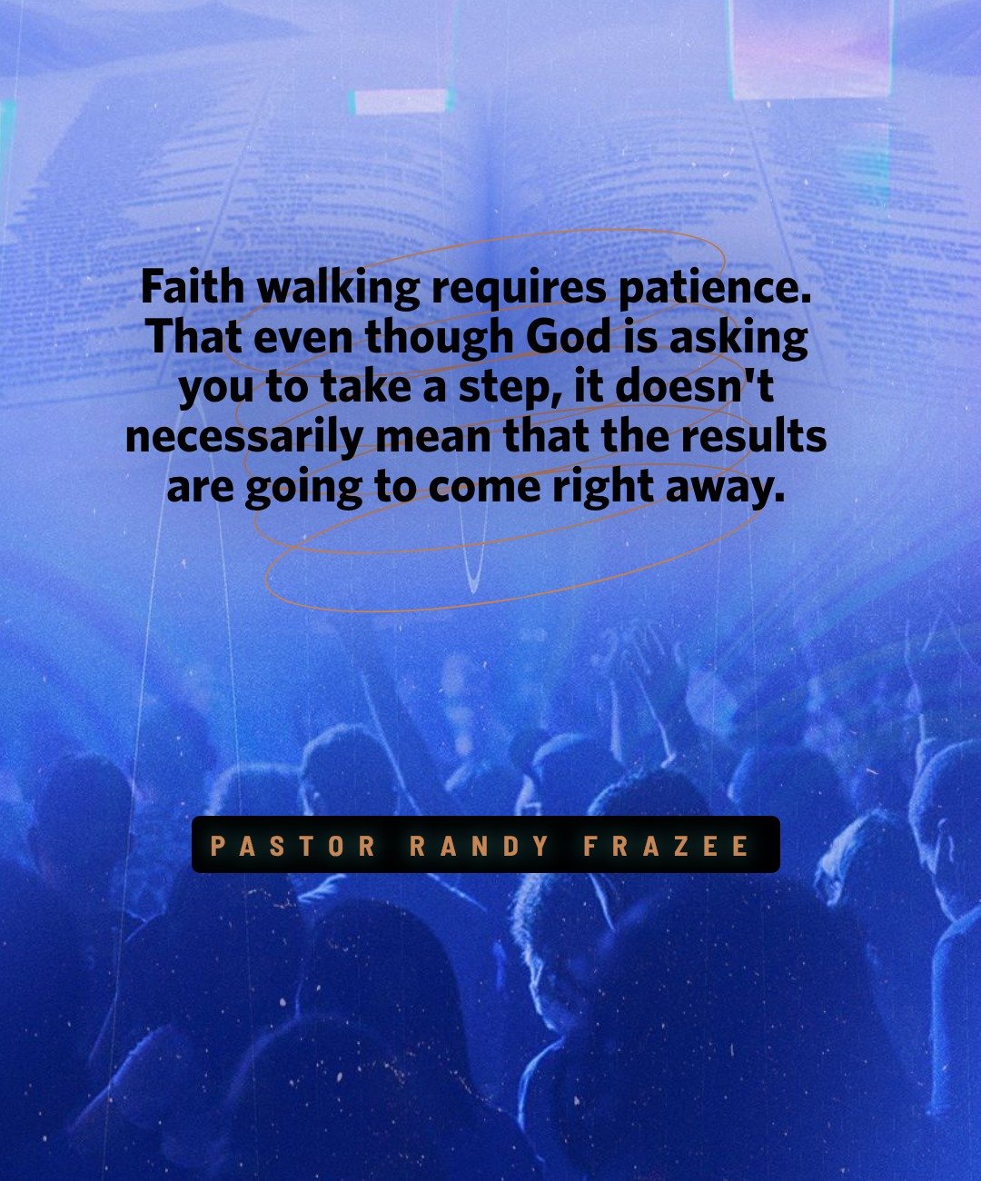Faith isn&rsquo;t always about instant results&mdash;it&rsquo;s about trusting God with every step, even when you can&rsquo;t see the full path ahead. Keep walking, keep trusting, and let God guide your steps in His timing.