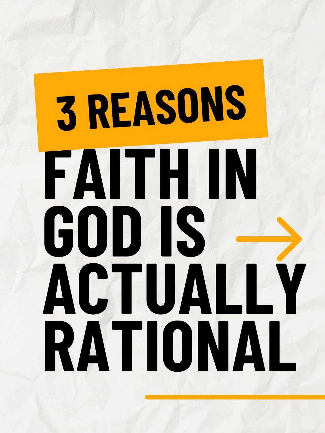 We&rsquo;ve been told faith = blind belief.
But what if that&rsquo;s not true?

Swipe for 3 reasons faith in God is actually rational &rarr;

Curious what you think:
Is faith more about evidence&hellip; or experience? 👇