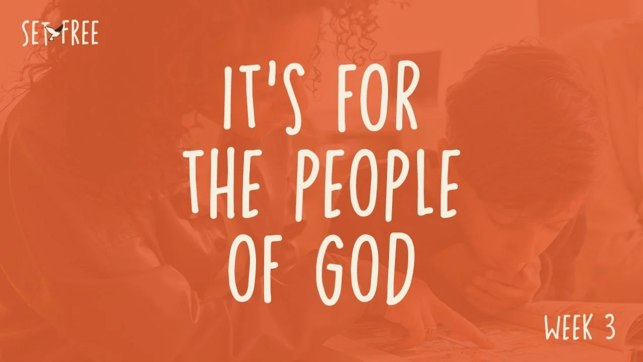 It’s For The People Of God