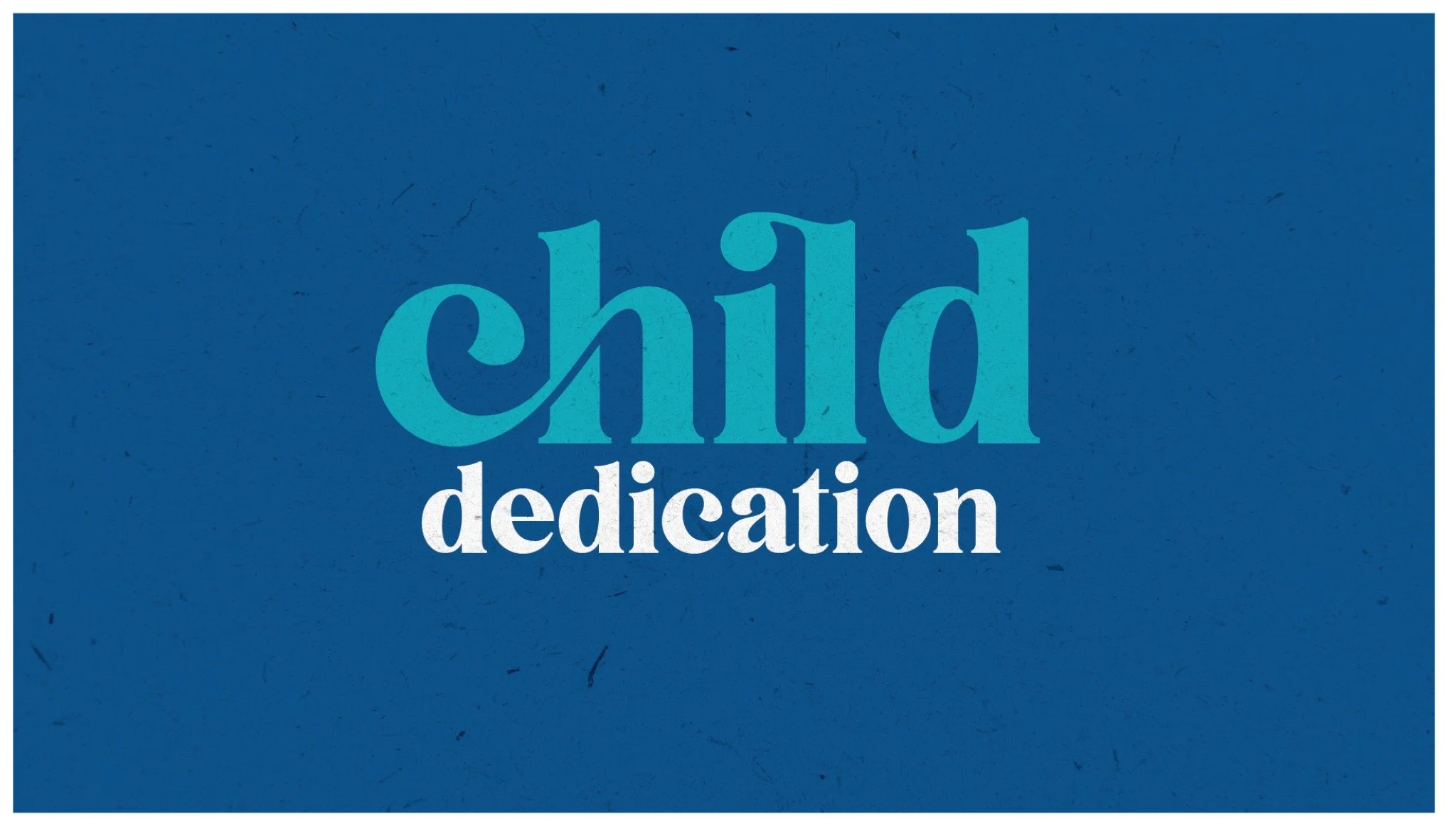 Child Dedication Lunch