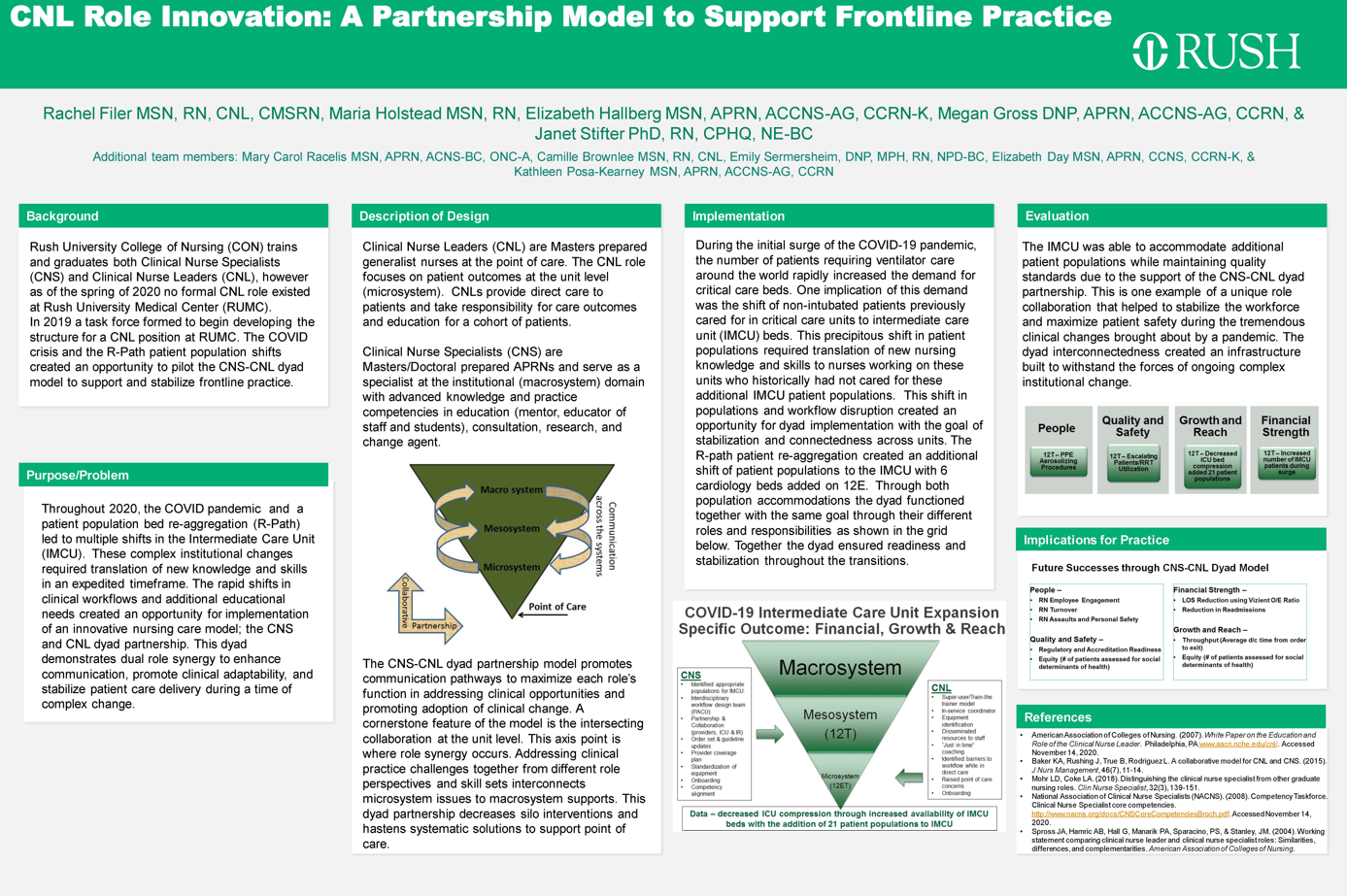 Poster Hall — Rush System Research/EBP Symposium 2021