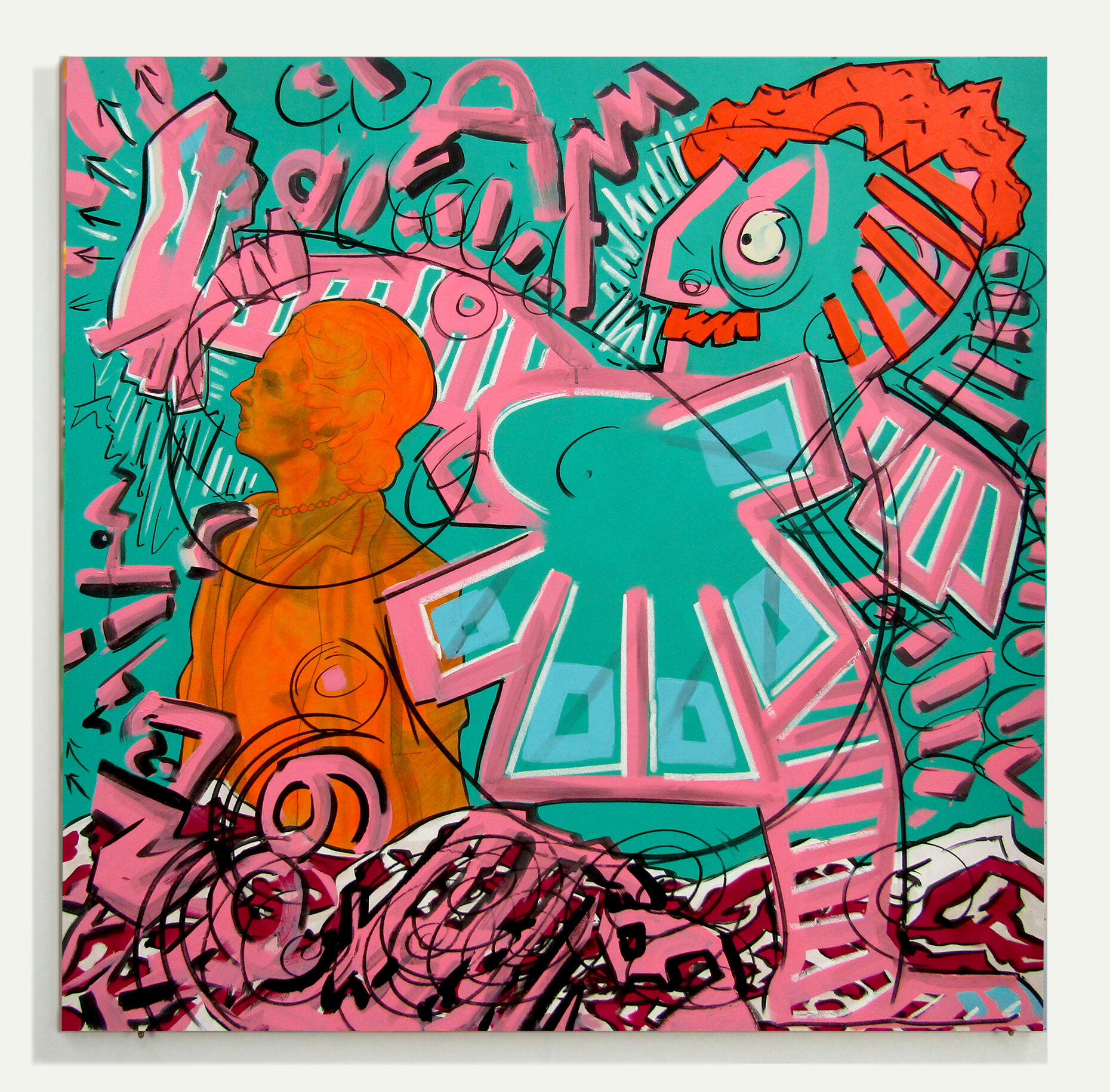 'Maggie' 122cm x 122cm, 2021.