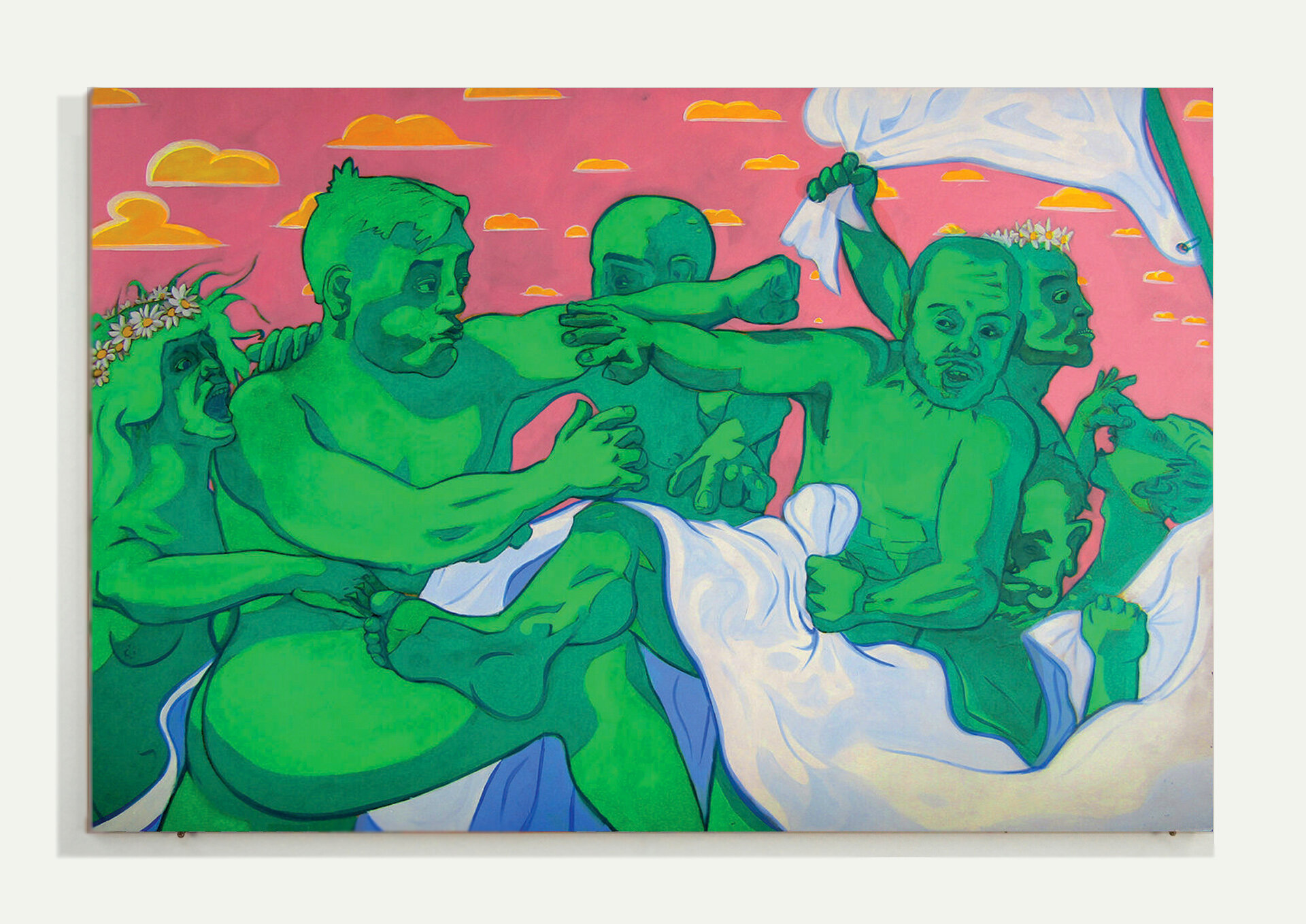 'Why Fight?' 81cm x 122cm, 2021.