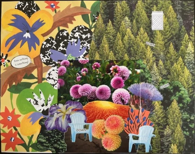 collage art created by amanda potter somatic anxiety trauma therapist