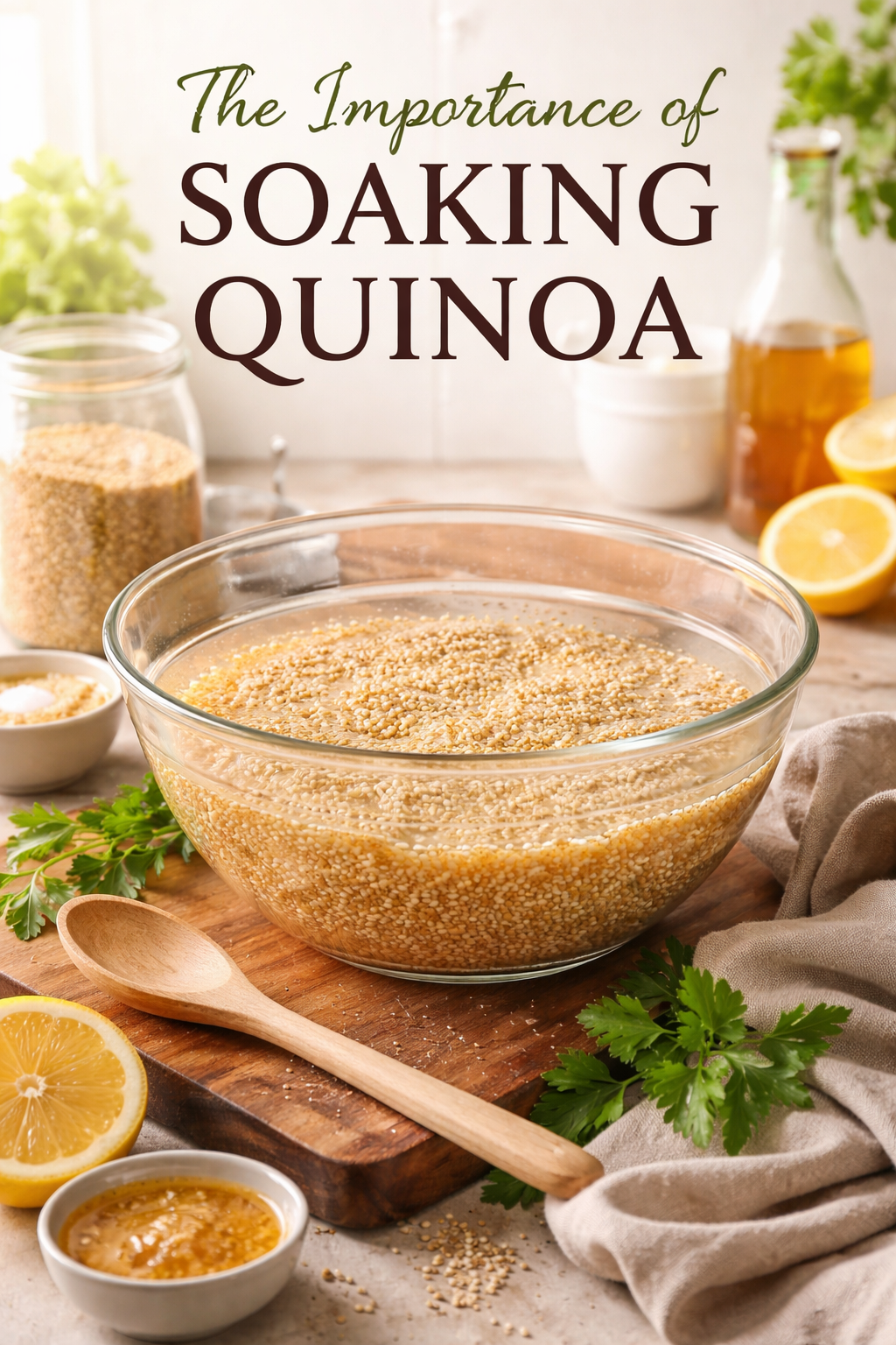 The Quiet Power of Soaking Quinoa