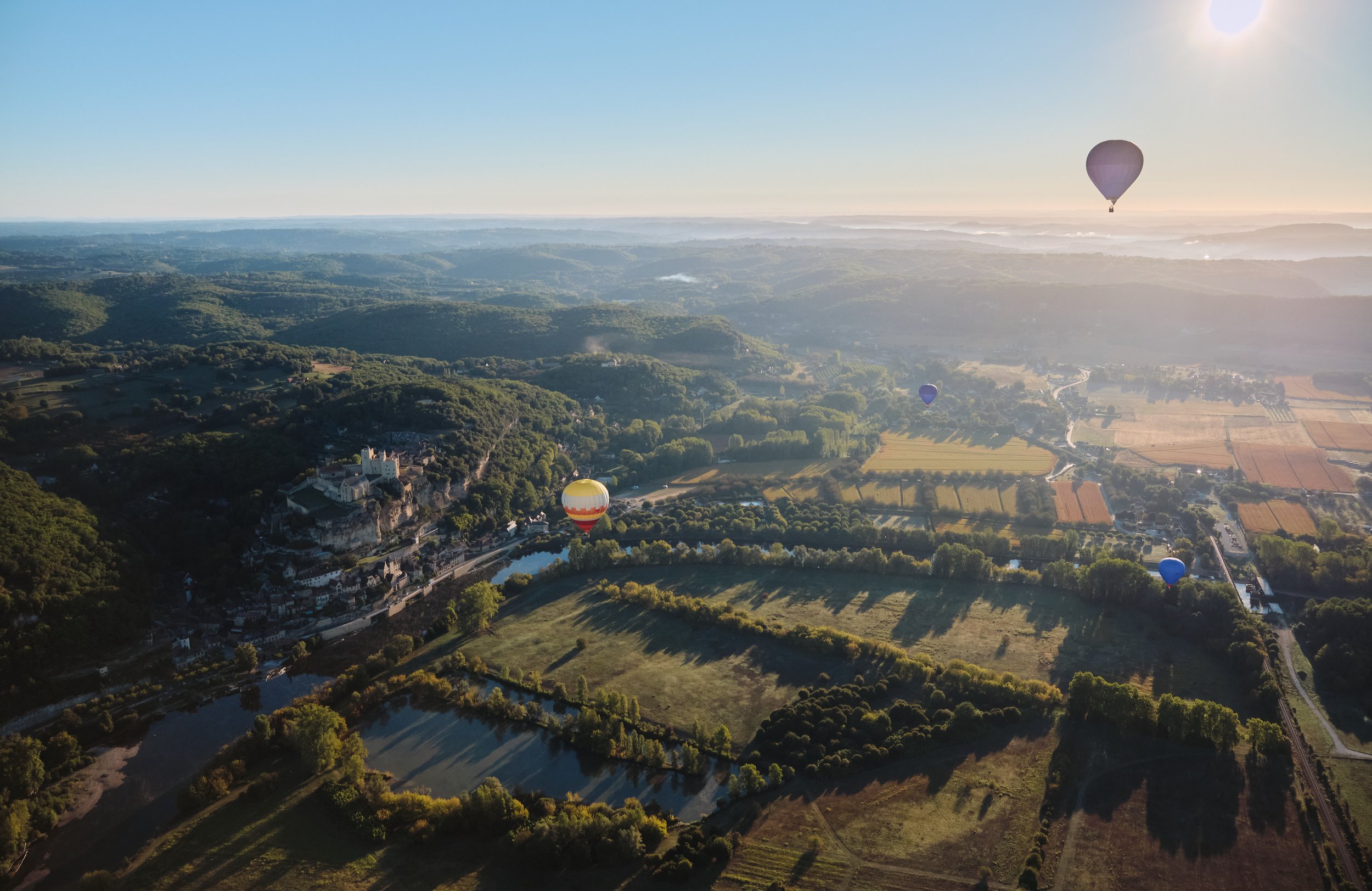 Print: Dordogne from Above