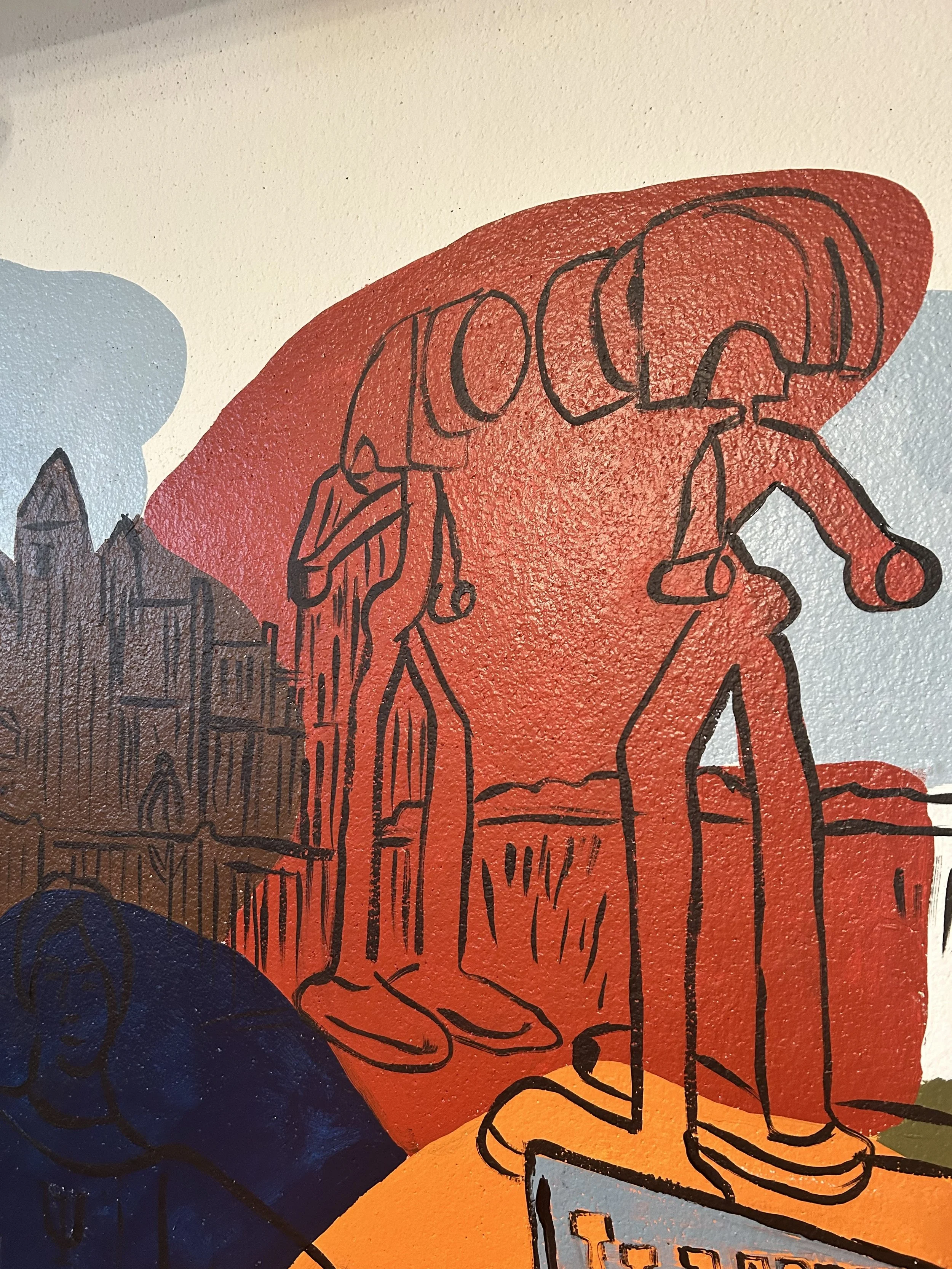 landmark mural detail