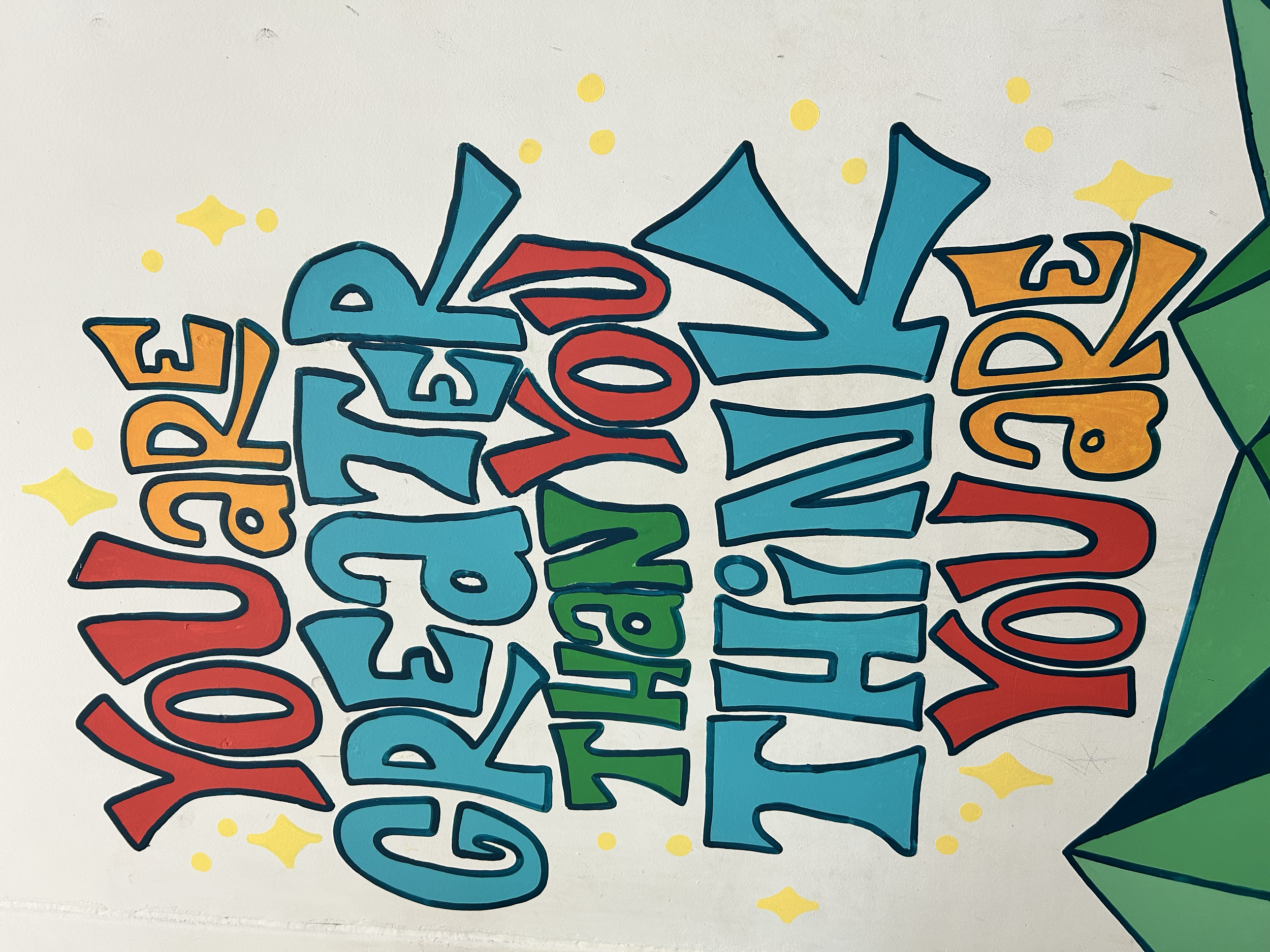 detail of Juvenile Detention Center Collaborative Murals by Leslie Kimble Art, Illinois