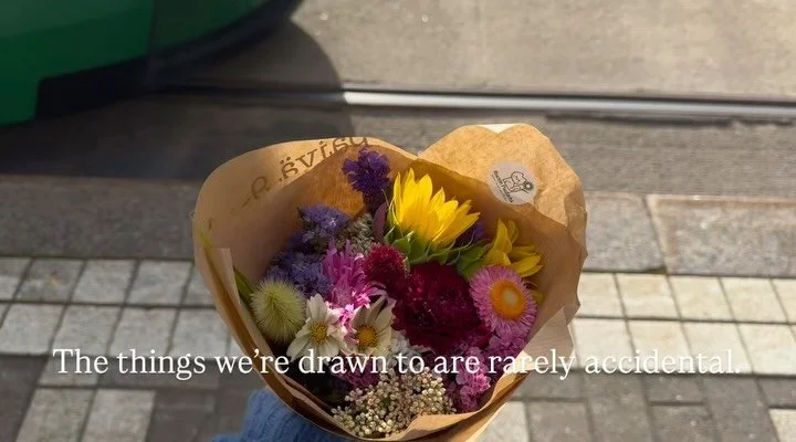 The things we&rsquo;re drawn to are rarely accidental.

The places we long for, the music we dance to, the colours we gravitate toward, the films we cry to, the food we love, the people we want to be close to. These are crumbs that lead us toward our