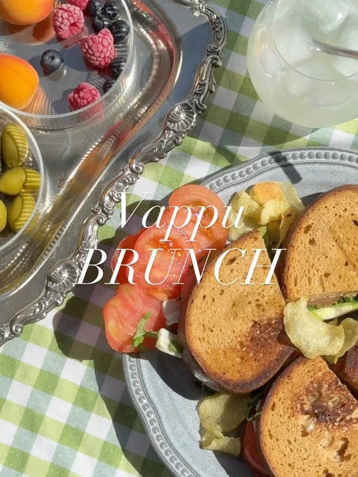 Still missing ideas for your brunch or picnic? Here&rsquo;s a few of my quick last minute ideas to elevate your Vappu brunch:

Lemony white bean dip &mdash; This dip recipe from @rainbowplantlife is one of my favourites. It looks so gorgeous, but com