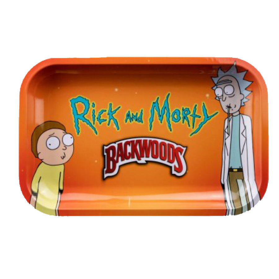 Backwoods Rick and Morty Confused Rolling Tray — G&J SMOKE & VAPE SHOP