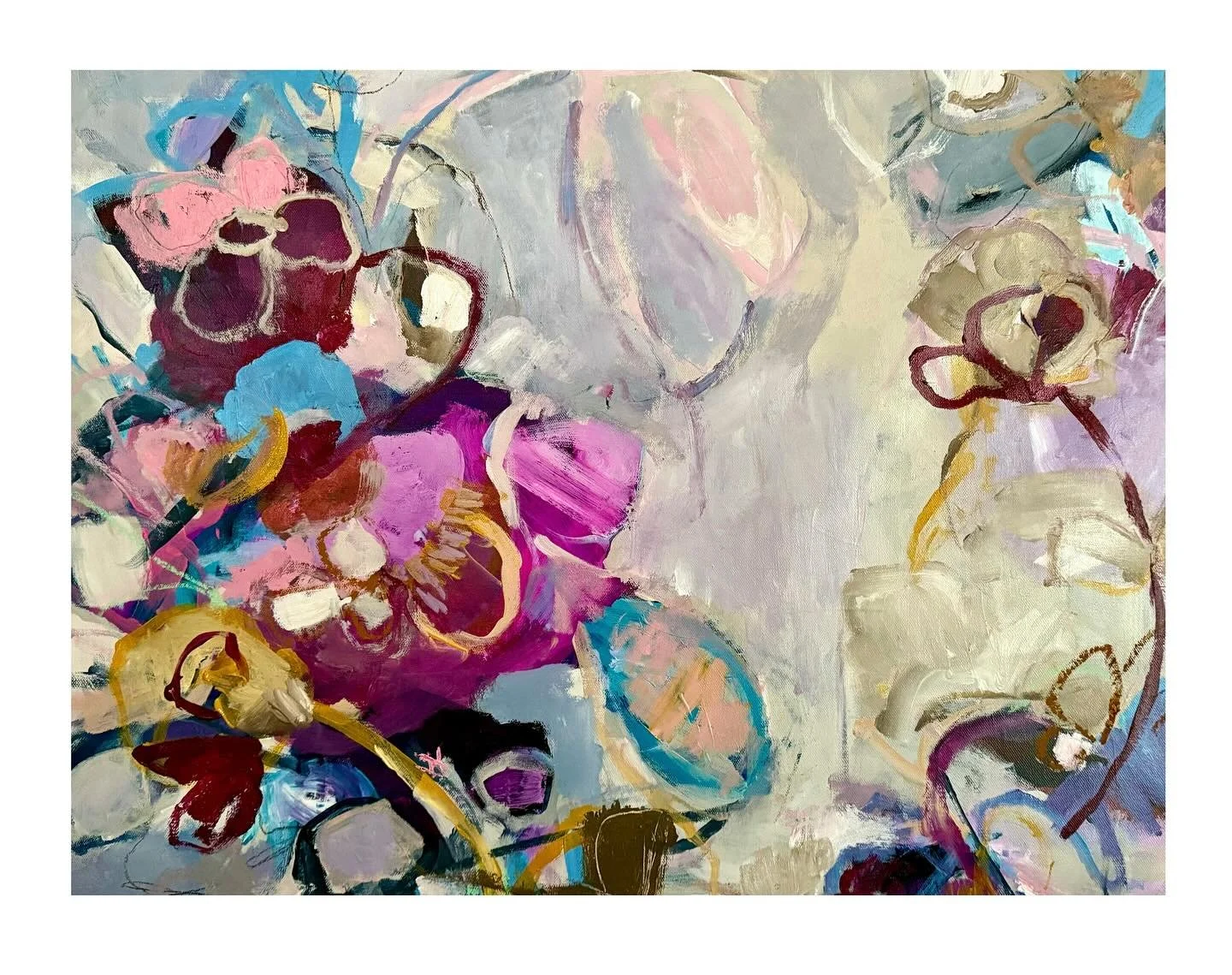 ✨ New Work: &ldquo;Dandified Reverie&rdquo; ✨
Acrylic on gallery canvas | 20x24 | Available

Where polish meets play and order dances with instinct. When the colors take the lead and I simply follow their rhythm.

Always chasing that blend of joy, wo