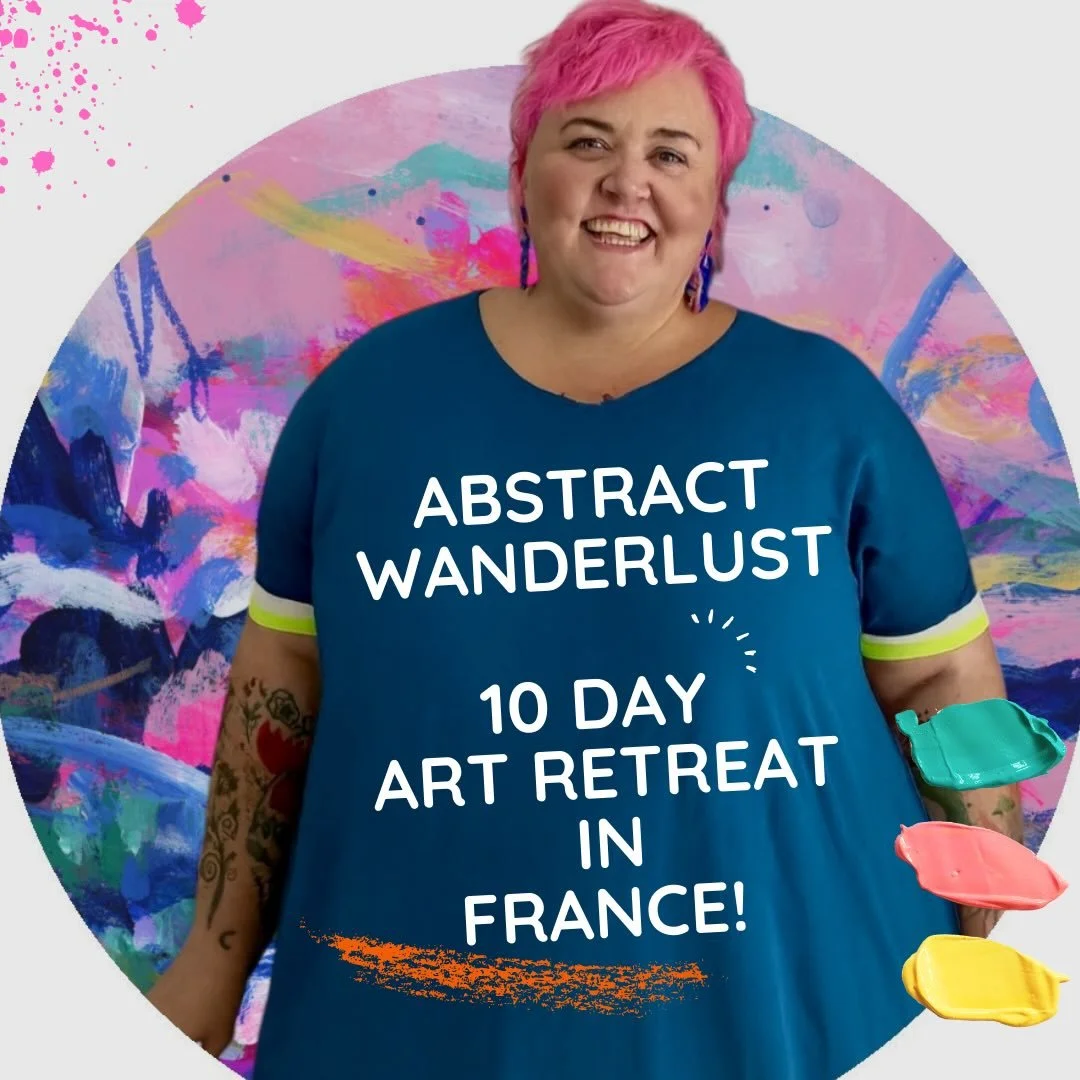 🎉 I&rsquo;m SO excited to announce this one! 🎉

I&rsquo;m teaming up with @perigordretreats to bring you a dreamy, messy, fearless art retreat in FRANCE! 🖌️✨ 

Beginner or seasoned pro, this is your chance to paint boldly, break the rules, and tru