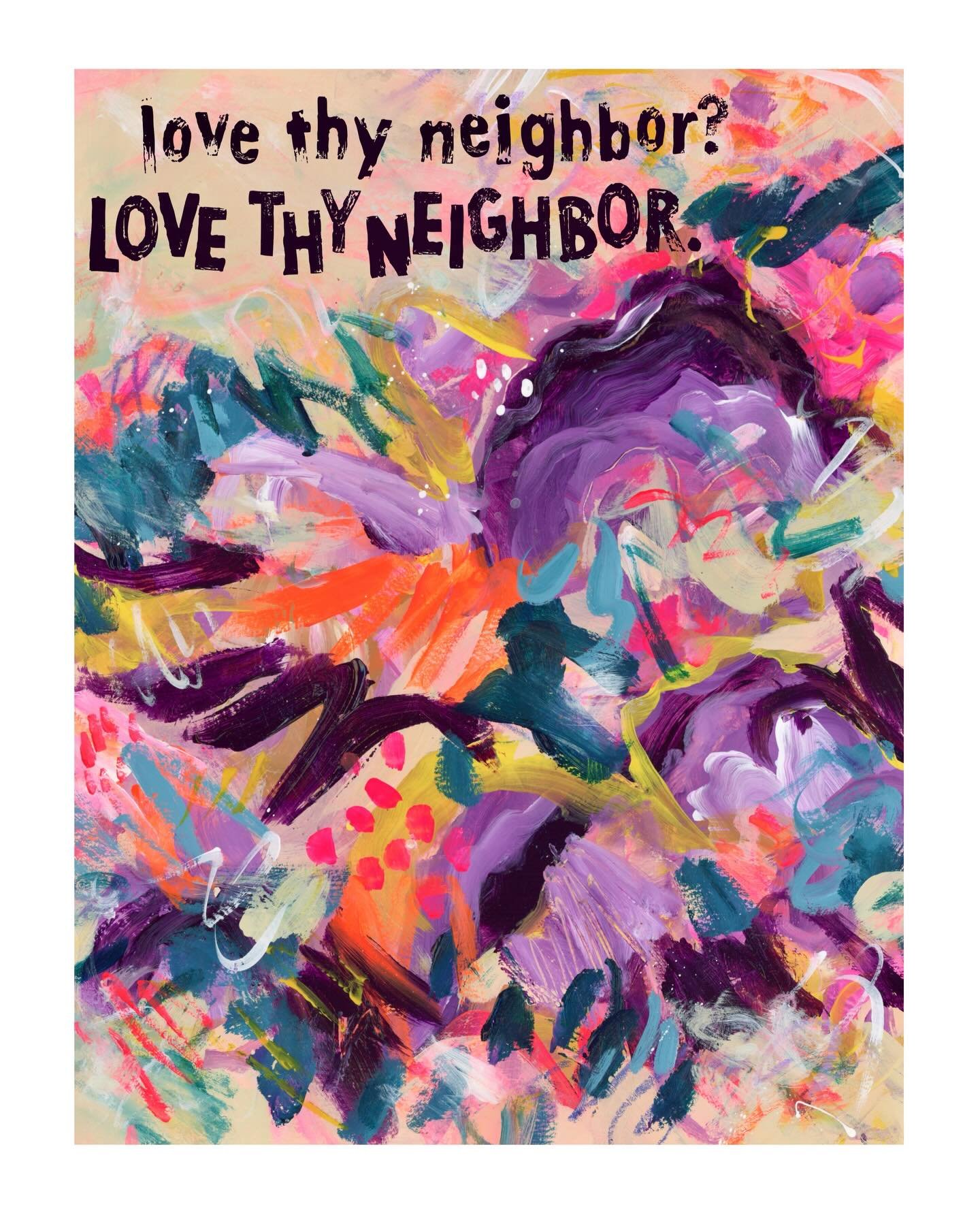 Love your neighbors more than your government. All your neighbors. No exceptions.