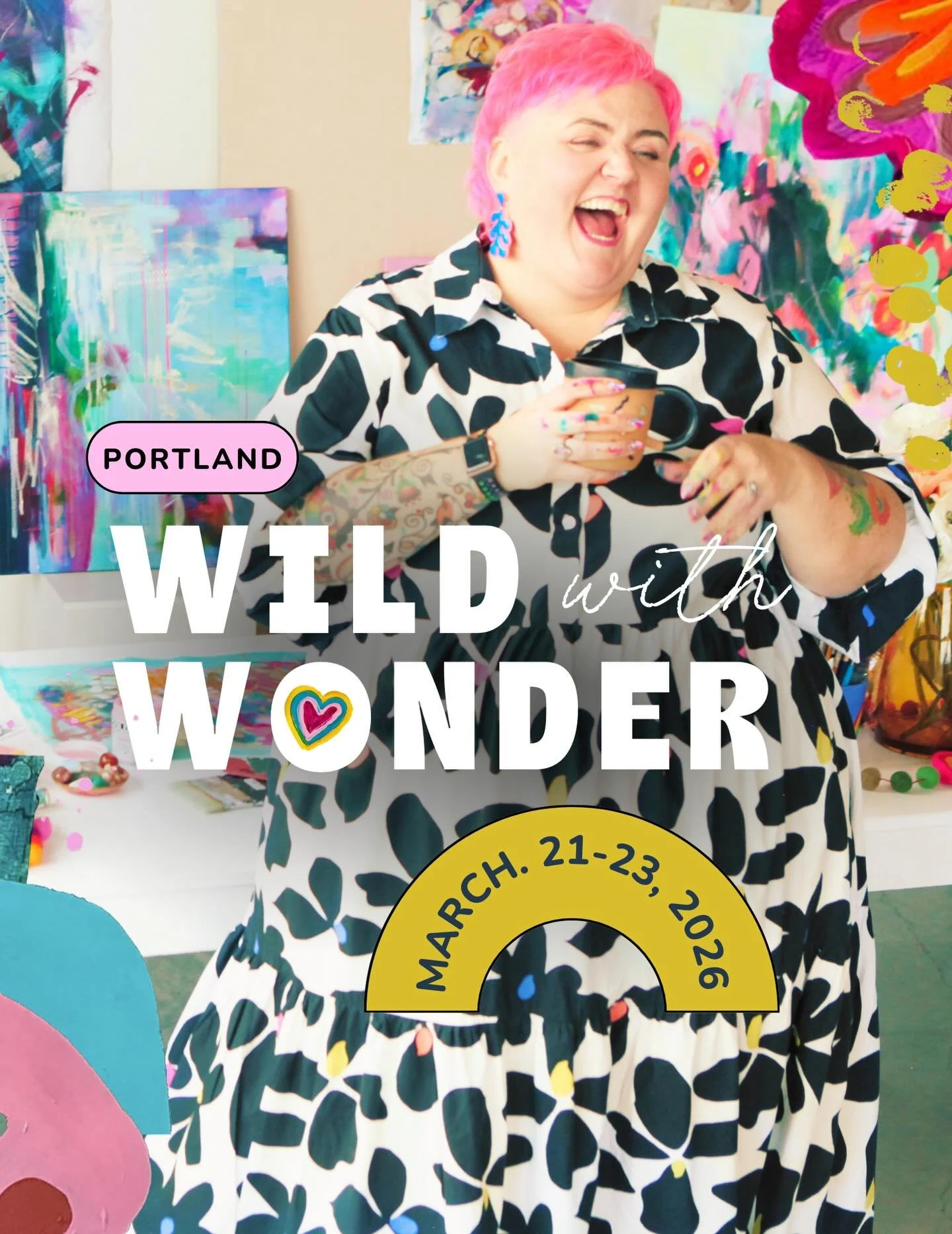 Friends!! Your inner critic has had the mic long enough. Time to paint with more freedom. 🎨

Wild With Wonder | An Intuitive + Abstract Painting Workshop | March 21 to 23 | Portland, OR

It&rsquo;s been over a year since I&rsquo;ve taught a local wo