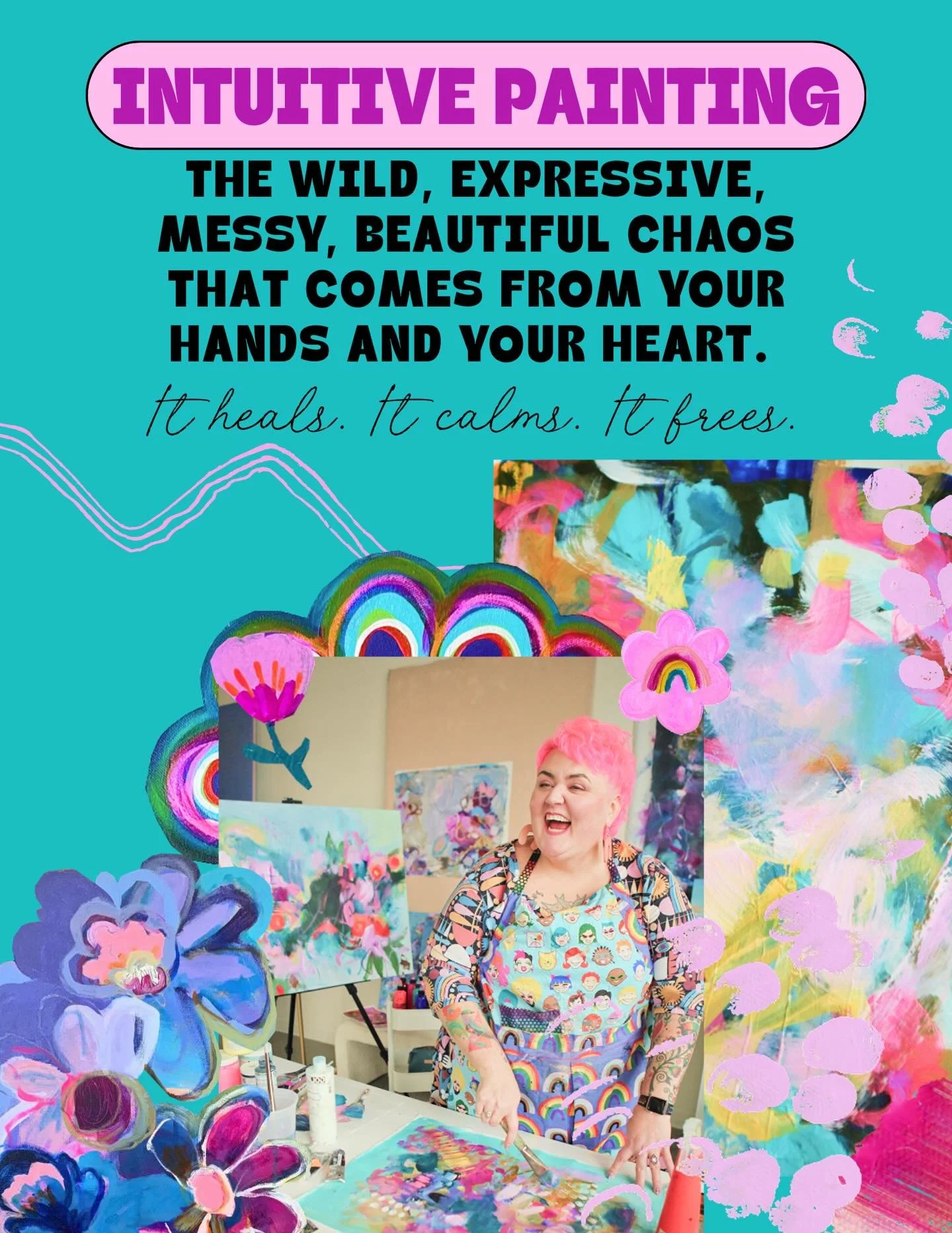 For most of my life, I was wired tight. Anxious. Perfectionist. Chronic overthinker. Type A to the extreme. I made lists in my sleep. I lived almost entirely in my left brain.

So when I came back to art after a two decade break, I brought all of tha
