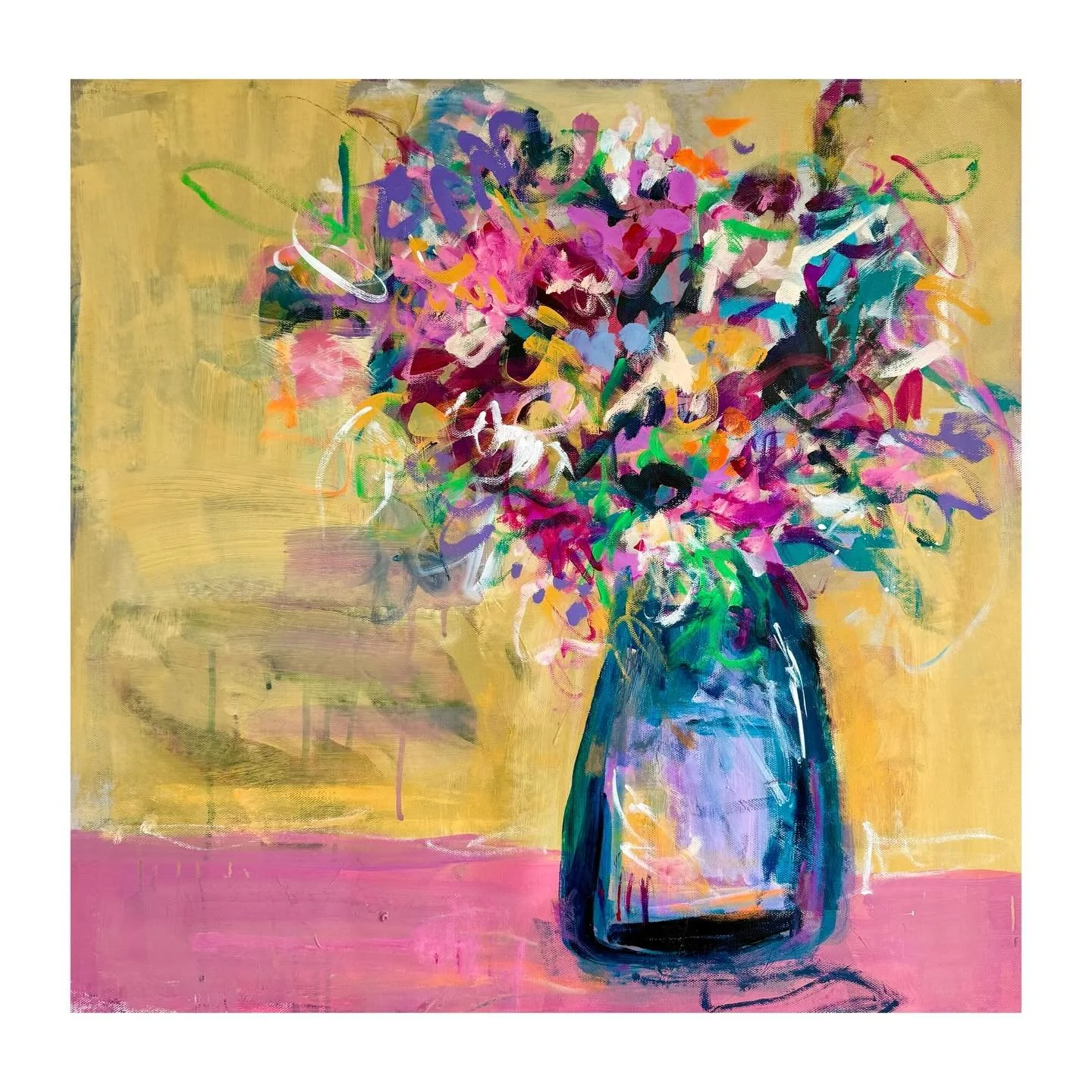 This is what happens when you stop painting what flowers look like and start painting how they FEEL.

Wild. Loud. Unapologetically alive.

If this calls to you, I want you in Urbino, Italy this fall.

✦ BRAVE BLOOMS: Abstract + Intuitive Painting Ret