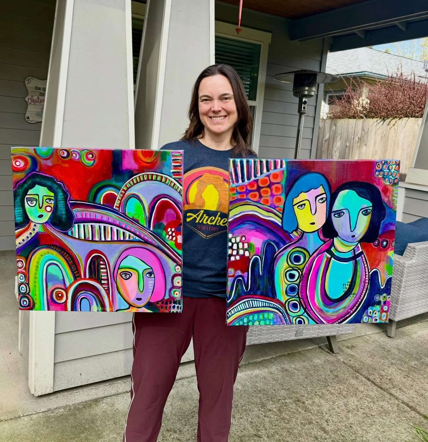 Art has its own timing. Some pieces are gone instantly. Others quietly wait.

A dear friend came by to choose new art for her office. She spent time with newer work, going back and forth, debating. Then I showed her two older ones, the last remaining