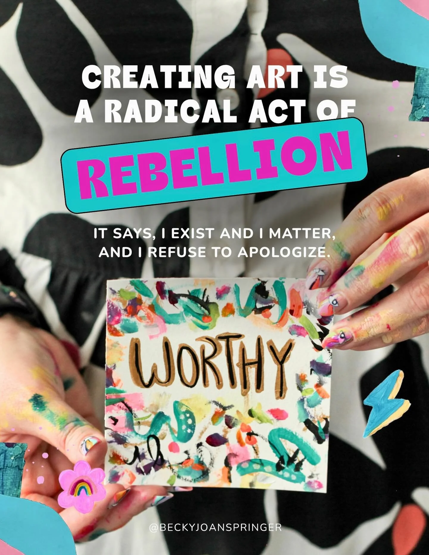 I used to think being an artist was something you earned after enough proof. Enough accolades. Enough perfection.

There are so many ways I stayed hidden.

I love to swim, but I didn&rsquo;t wear a bathing suit or get in a pool for 20 years. Now I&rs